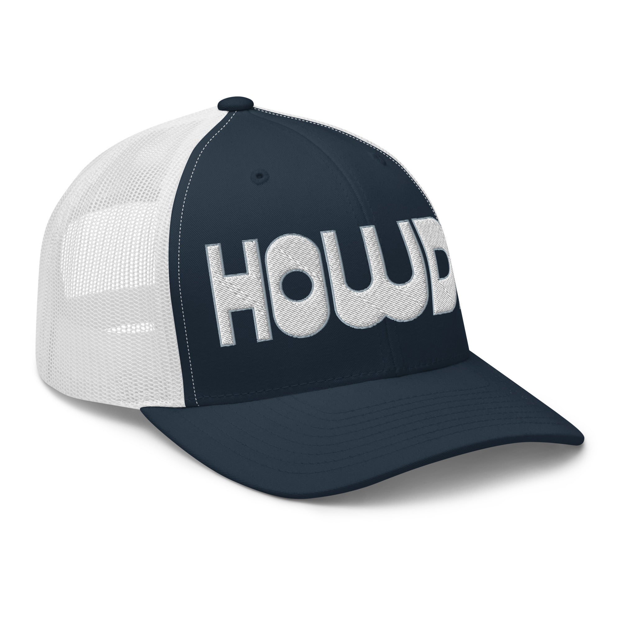 Retro Trucker Hat – HOWDY Bold Western Style - f9artist
