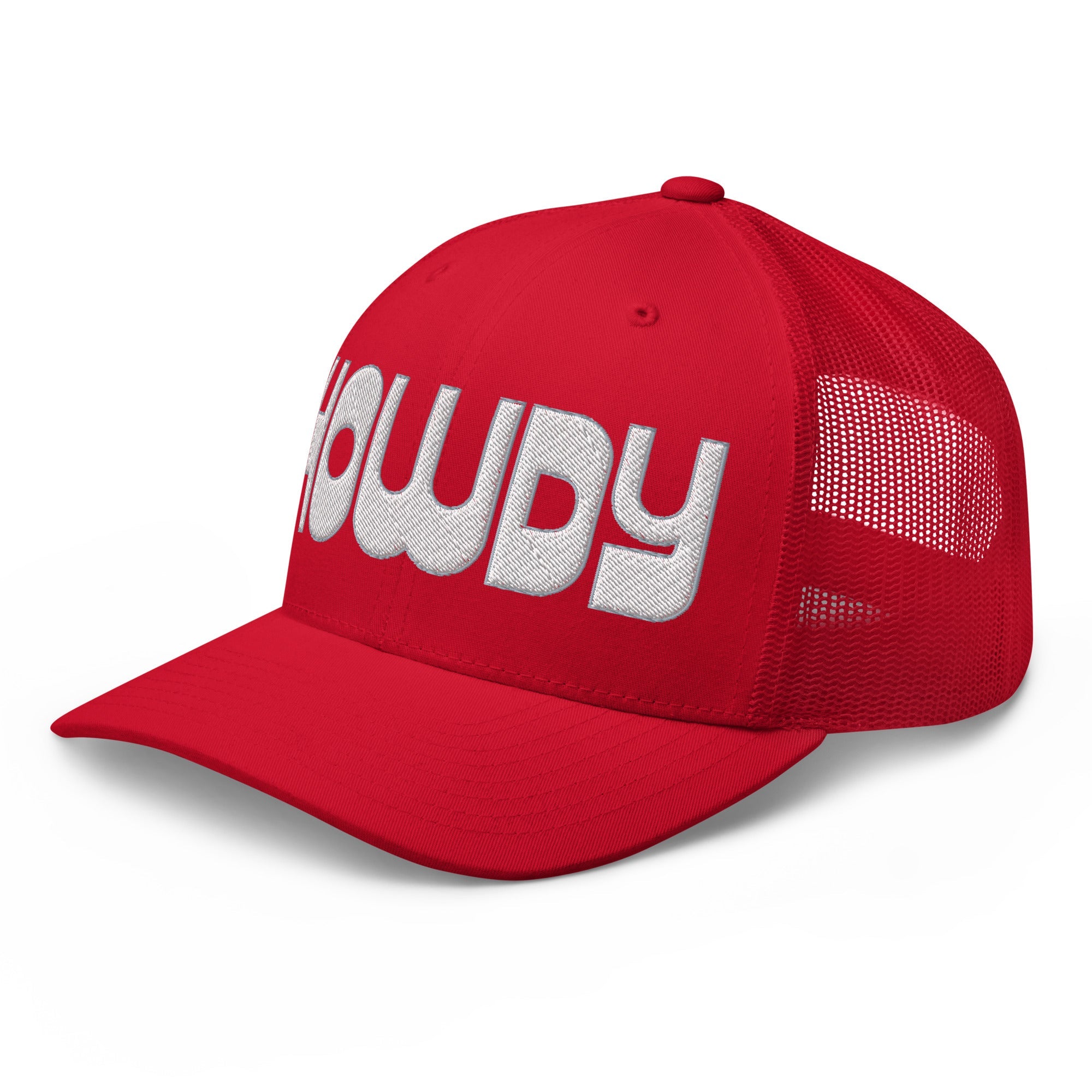 Retro Trucker Hat – HOWDY Bold Western Style - f9artist