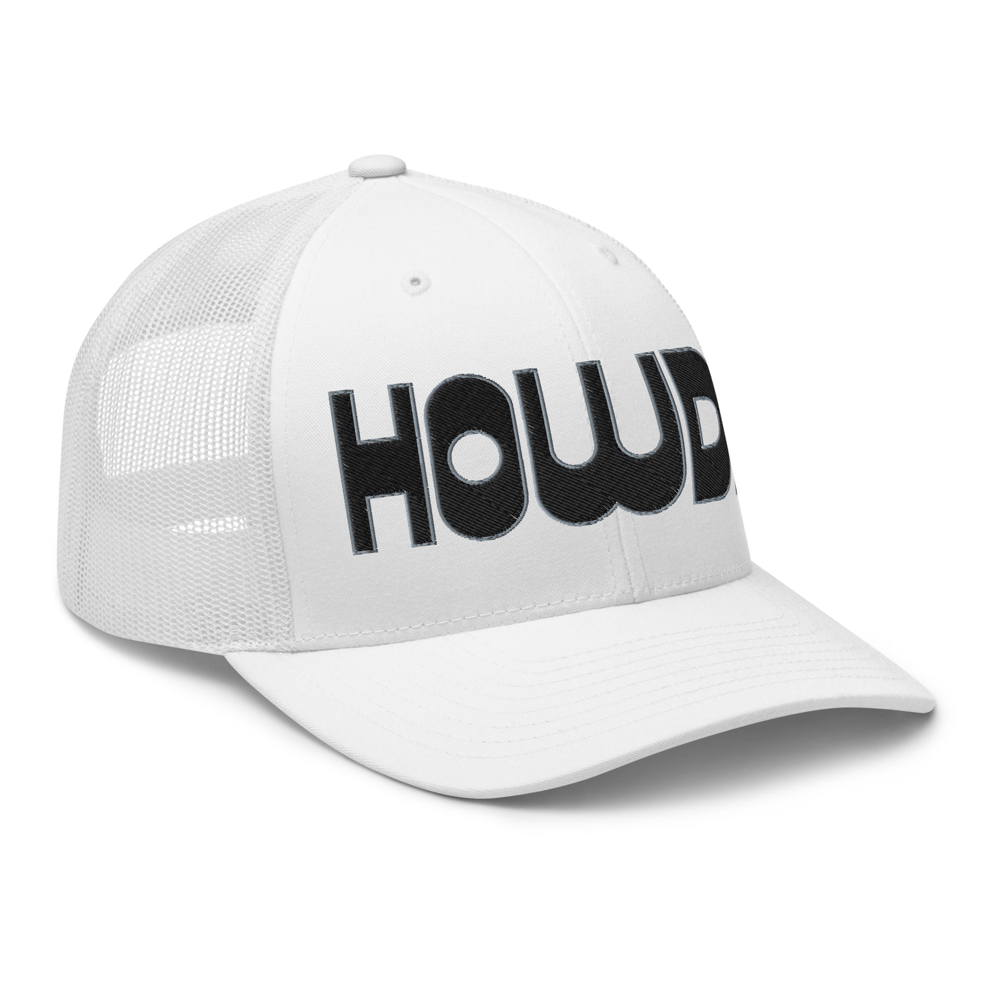 Retro Trucker Hat – HOWDY Bold Western Style - f9artist