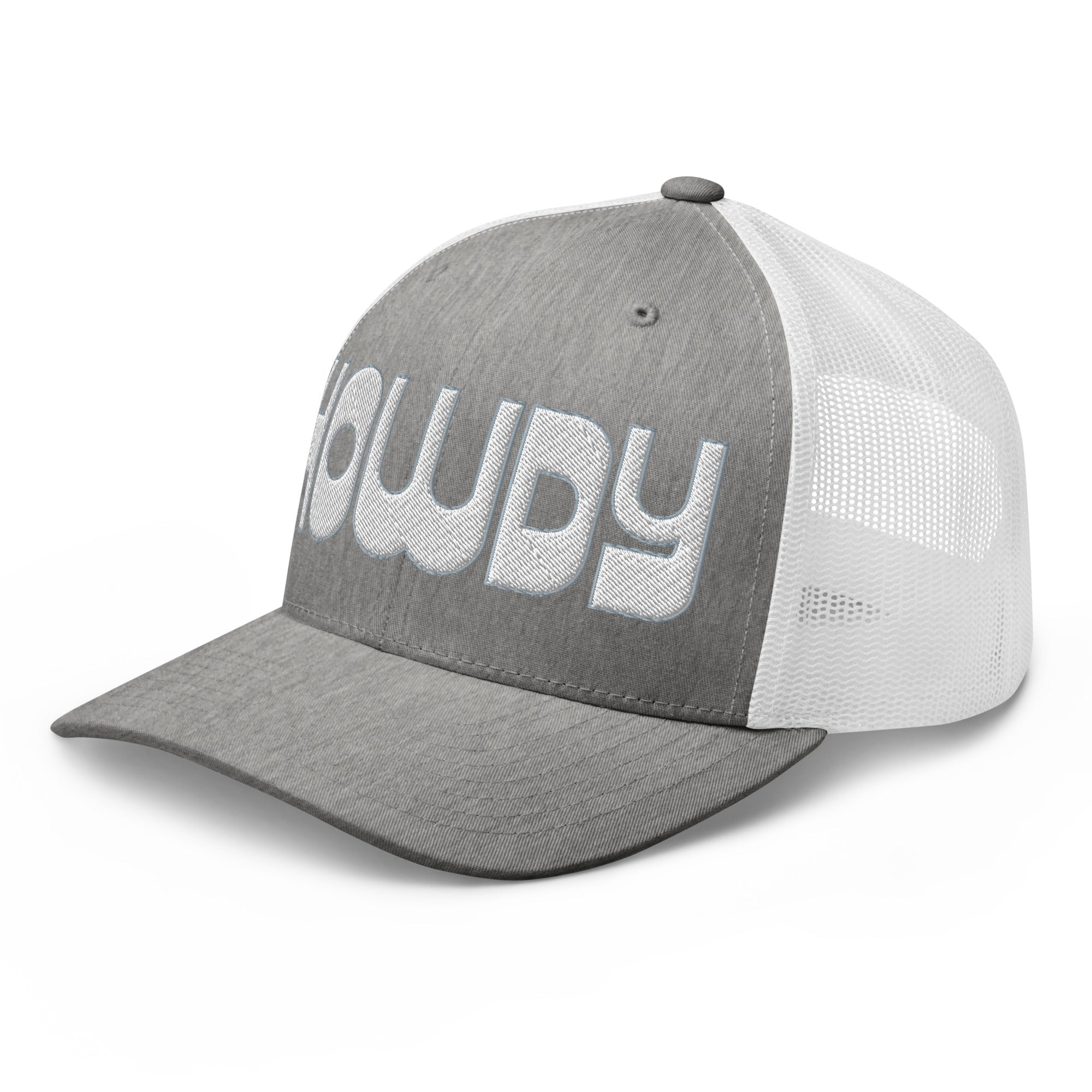 Retro Trucker Hat – HOWDY Bold Western Style - f9artist