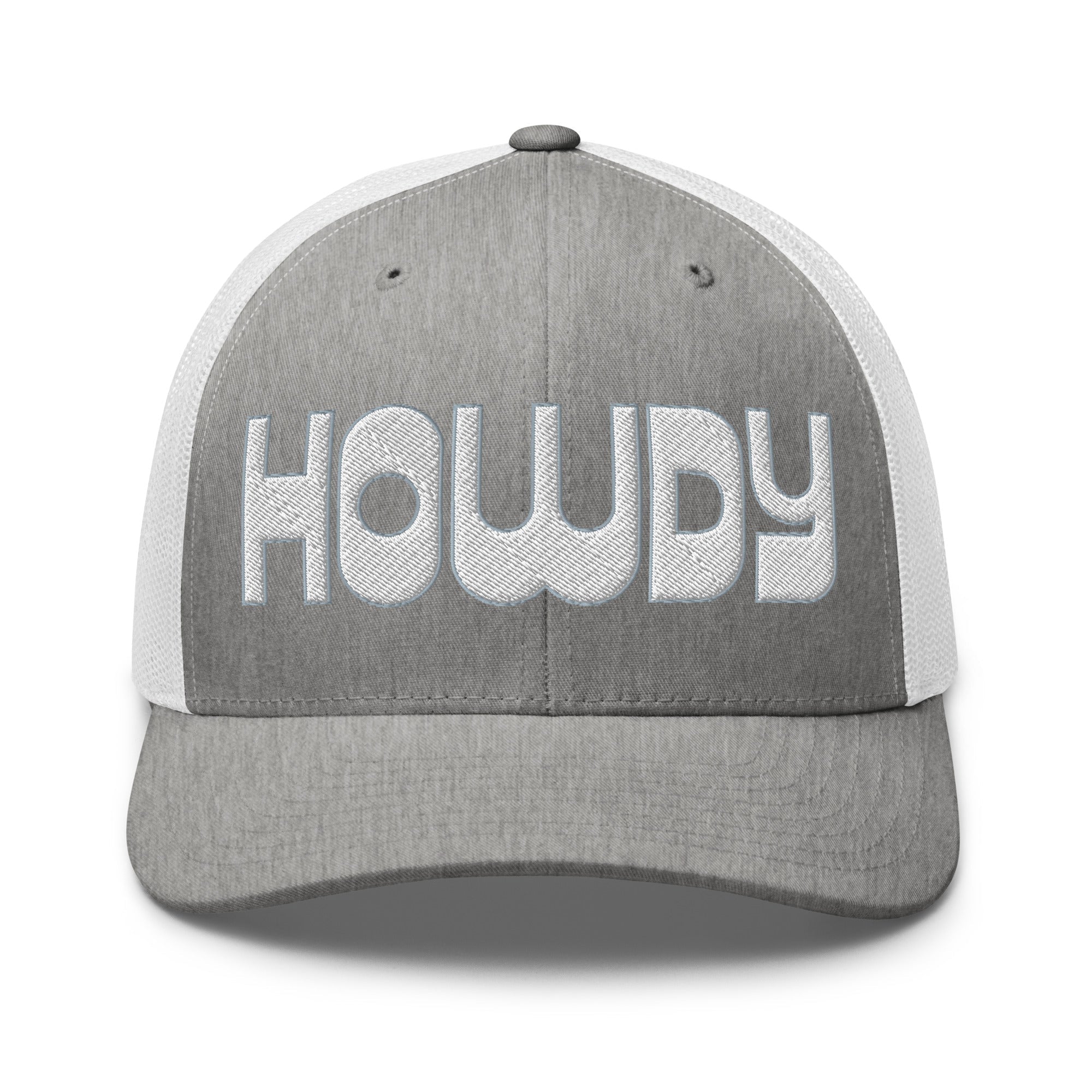 Retro Trucker Hat – HOWDY Bold Western Style - f9artist