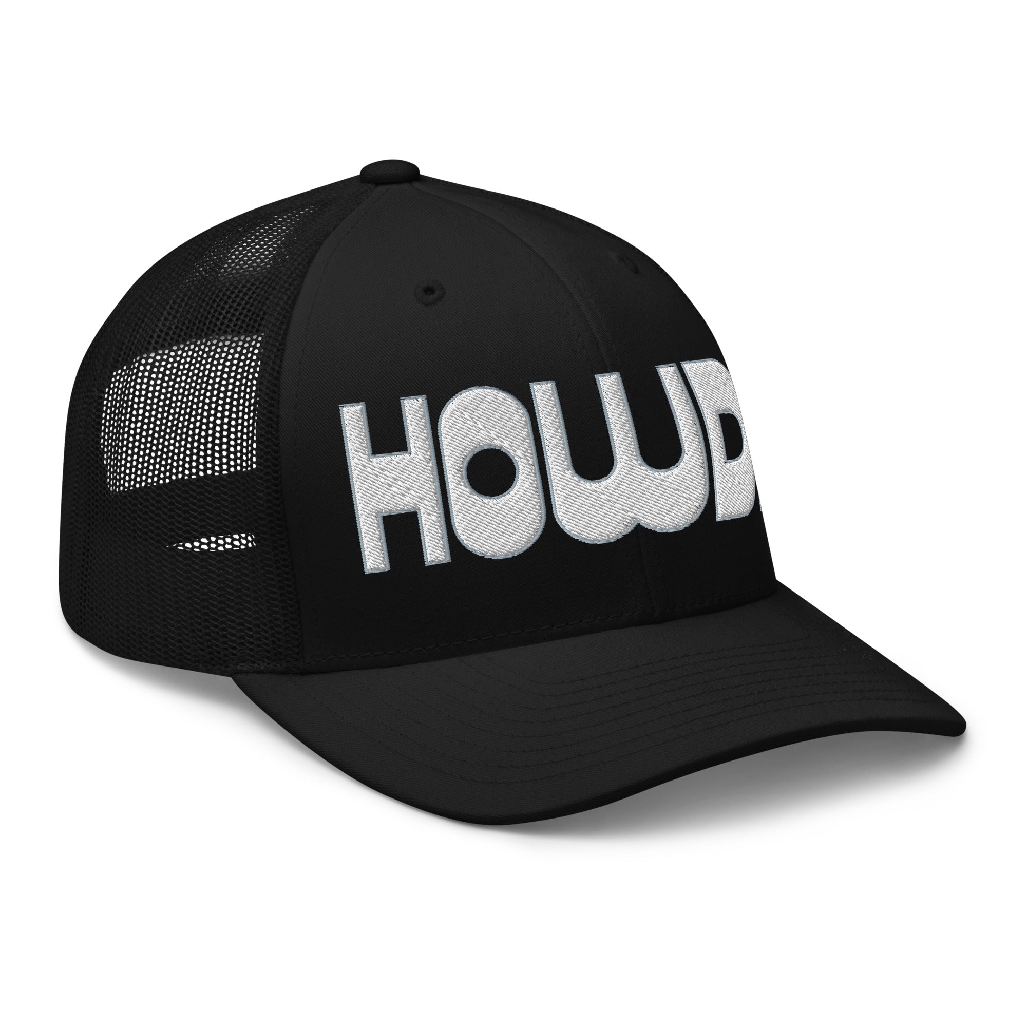 Retro Trucker Hat – HOWDY Bold Western Style - f9artist