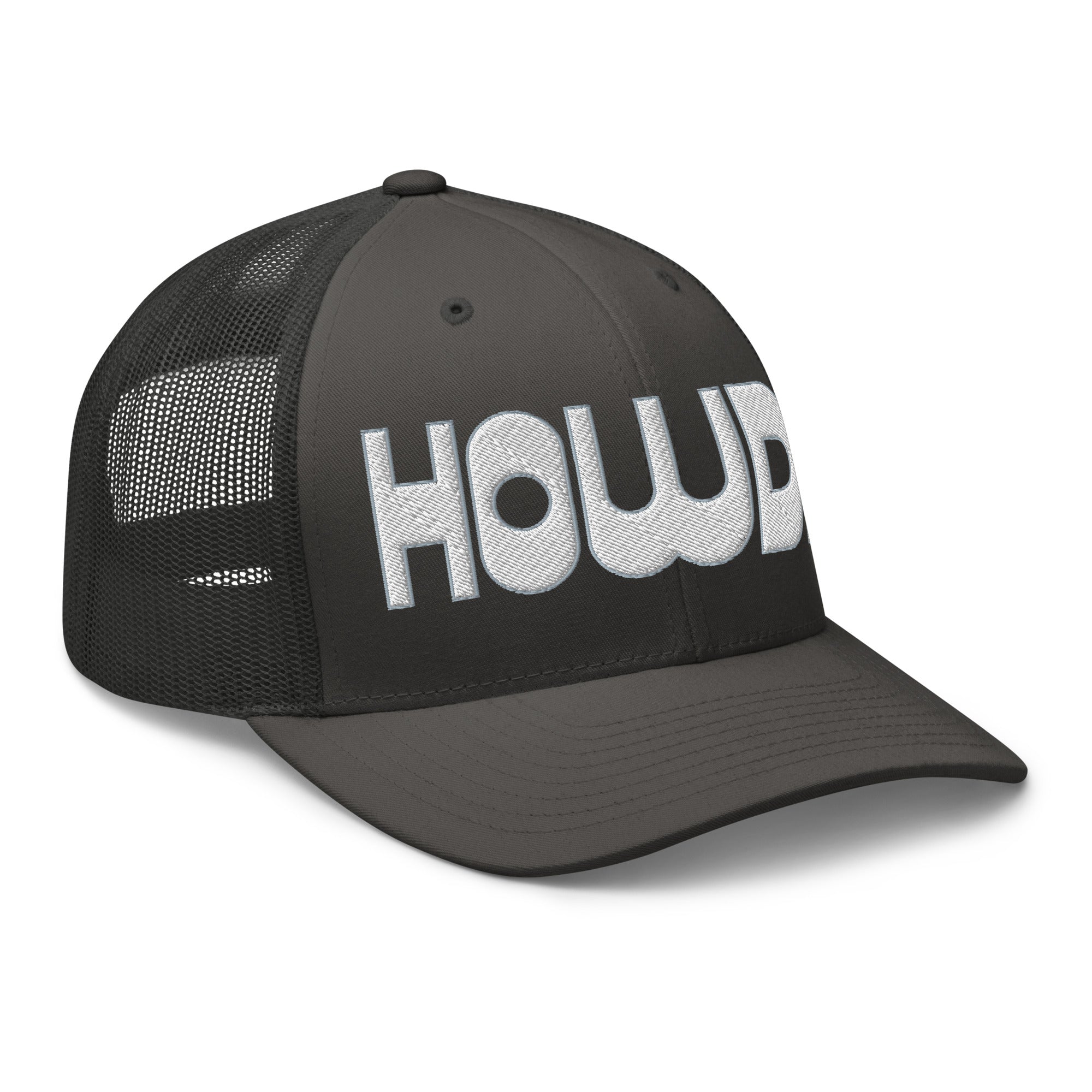 Retro Trucker Hat – HOWDY Bold Western Style - f9artist