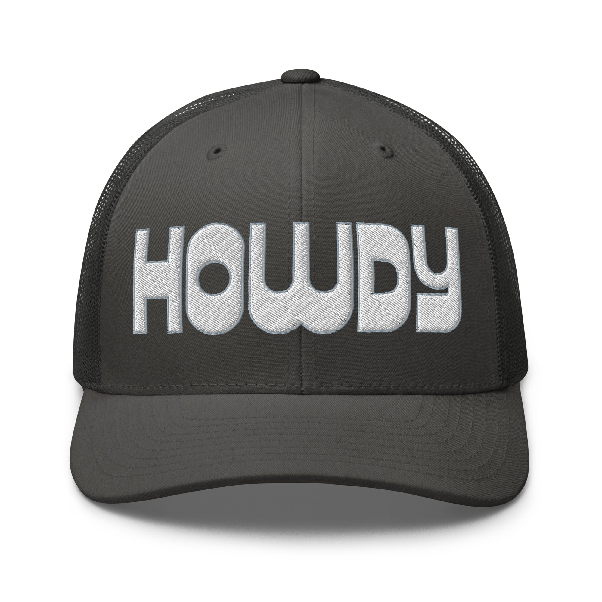 Retro Trucker Hat – HOWDY Bold Western Style - f9artist