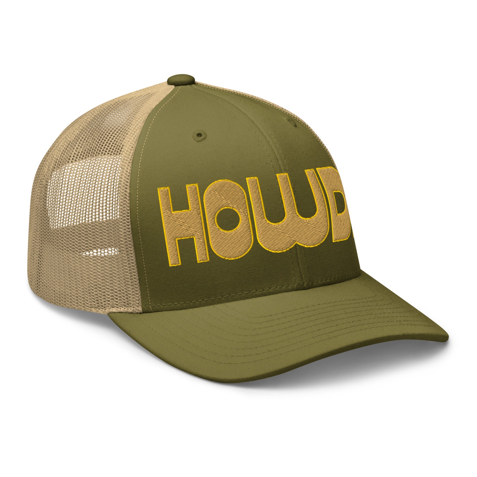 Retro Trucker Hat – HOWDY Bold Western Style - f9artist