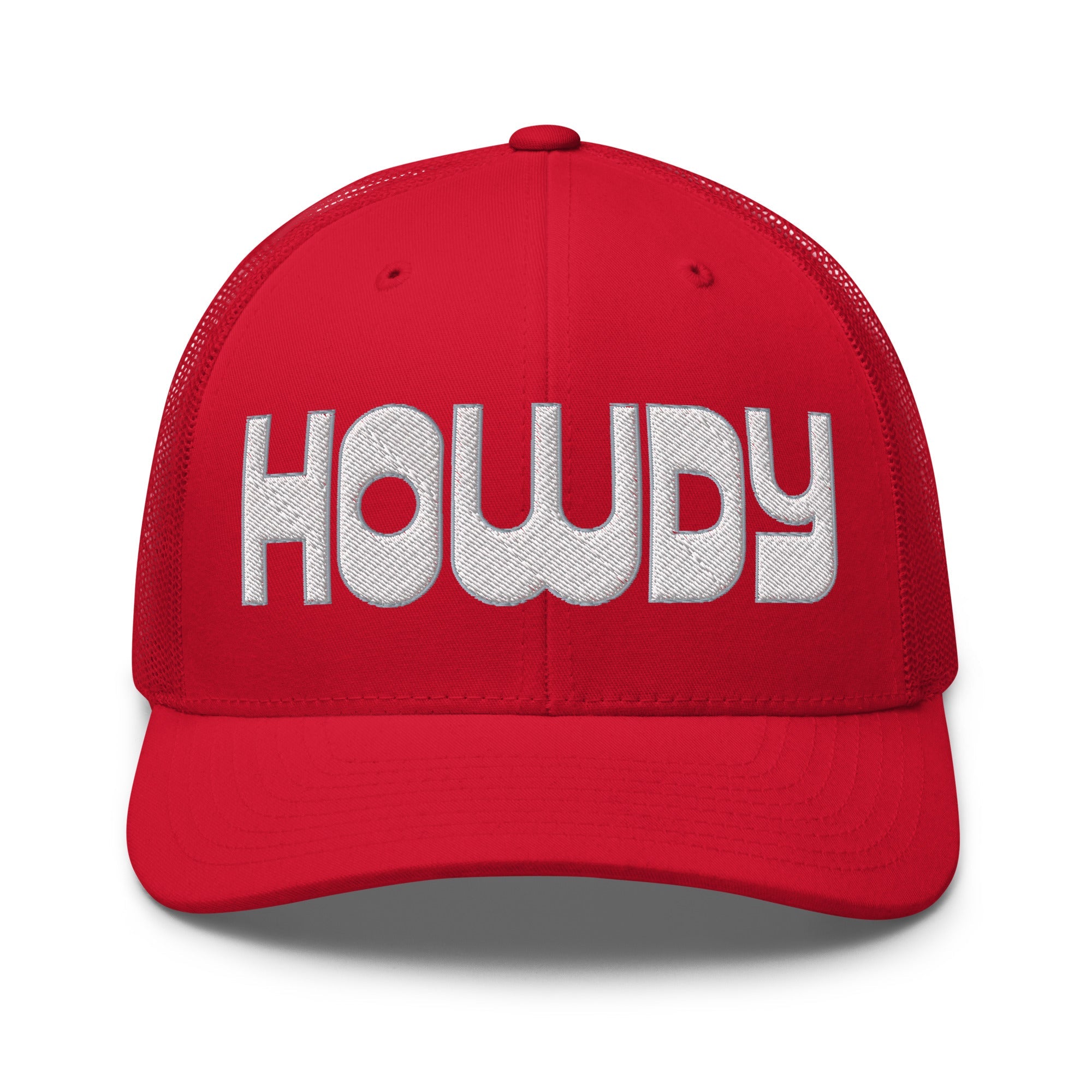 Retro Trucker Hat – HOWDY Bold Western Style - f9artist