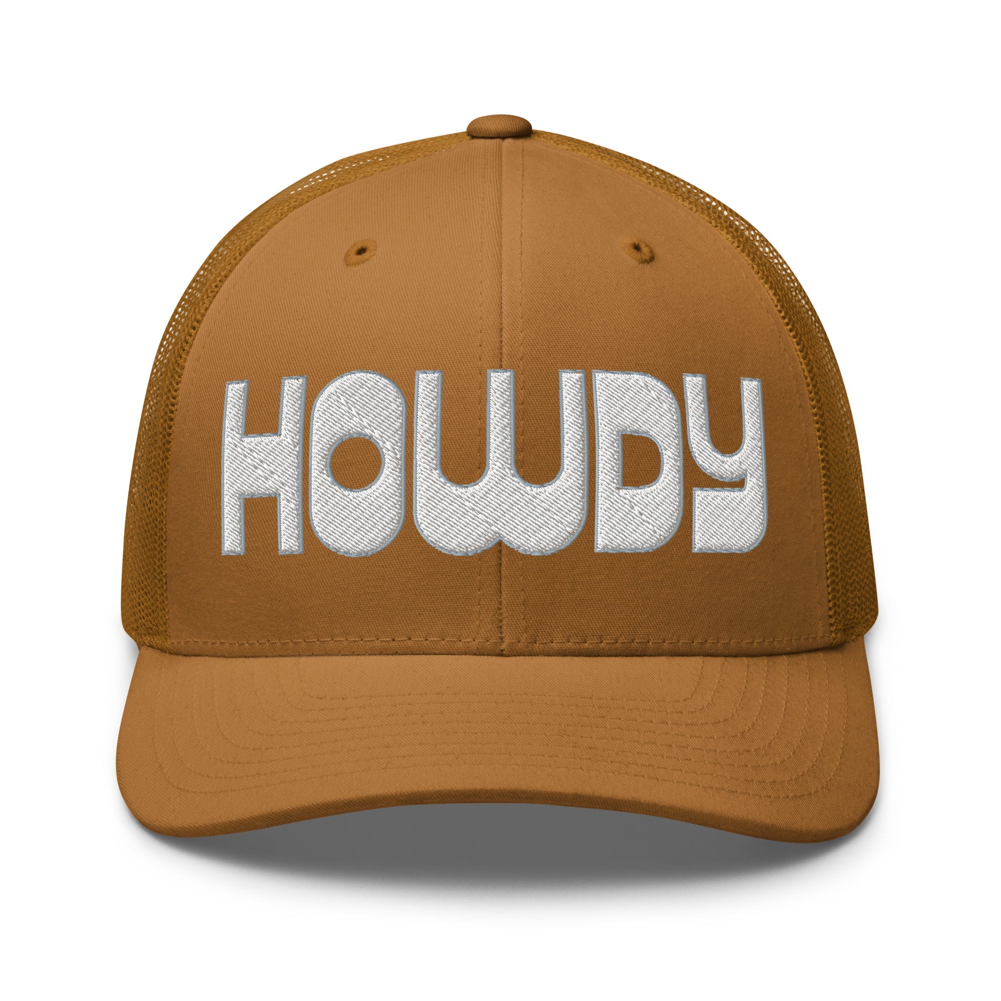 Retro Trucker Hat – HOWDY Bold Western Style - f9artist