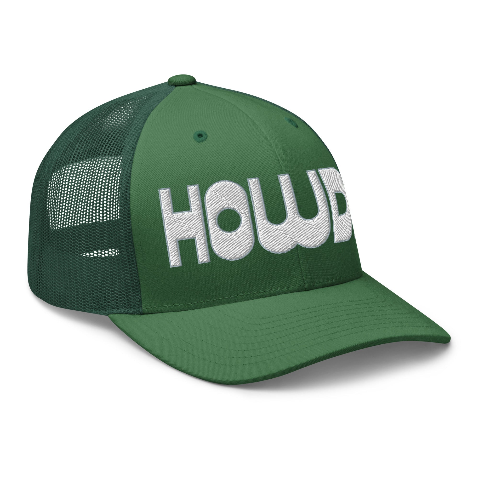 Retro Trucker Hat – HOWDY Bold Western Style - f9artist