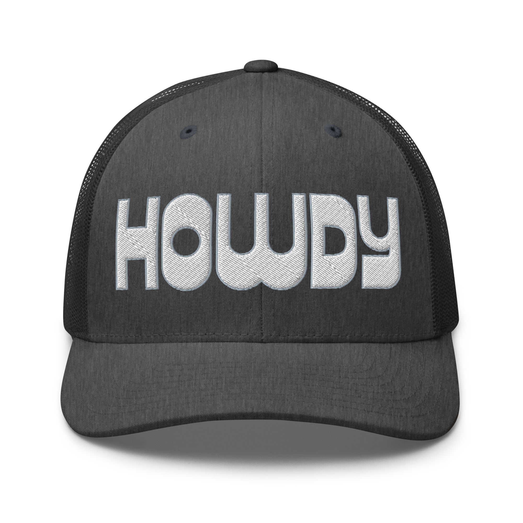 Retro Trucker Hat – HOWDY Bold Western Style - f9artist