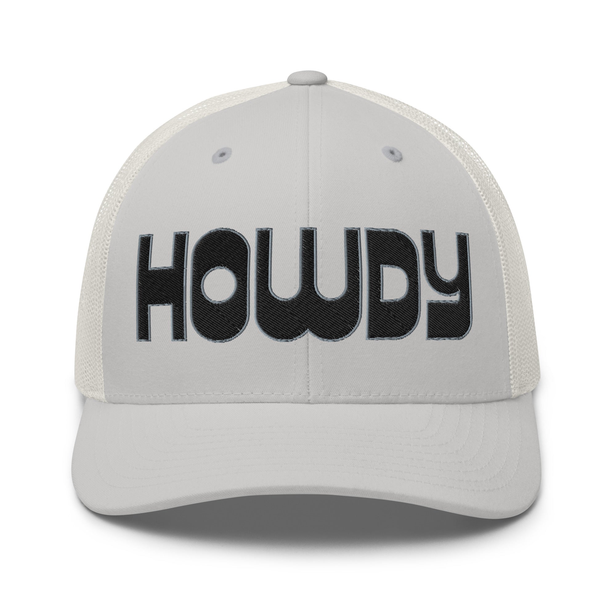 Retro Trucker Hat – HOWDY Bold Western Style - f9artist