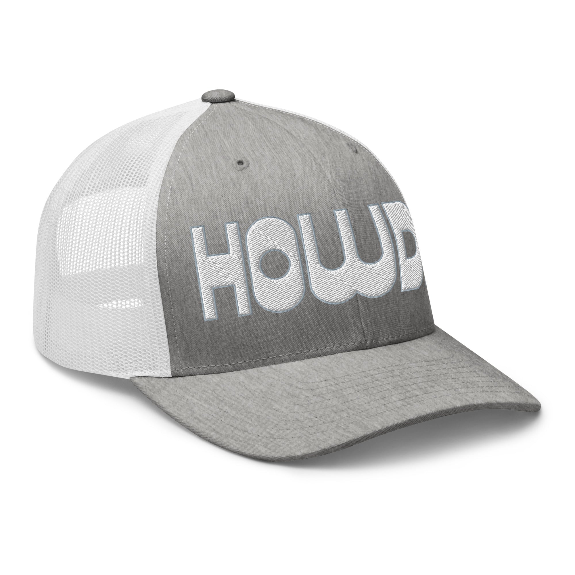 Retro Trucker Hat – HOWDY Bold Western Style - f9artist
