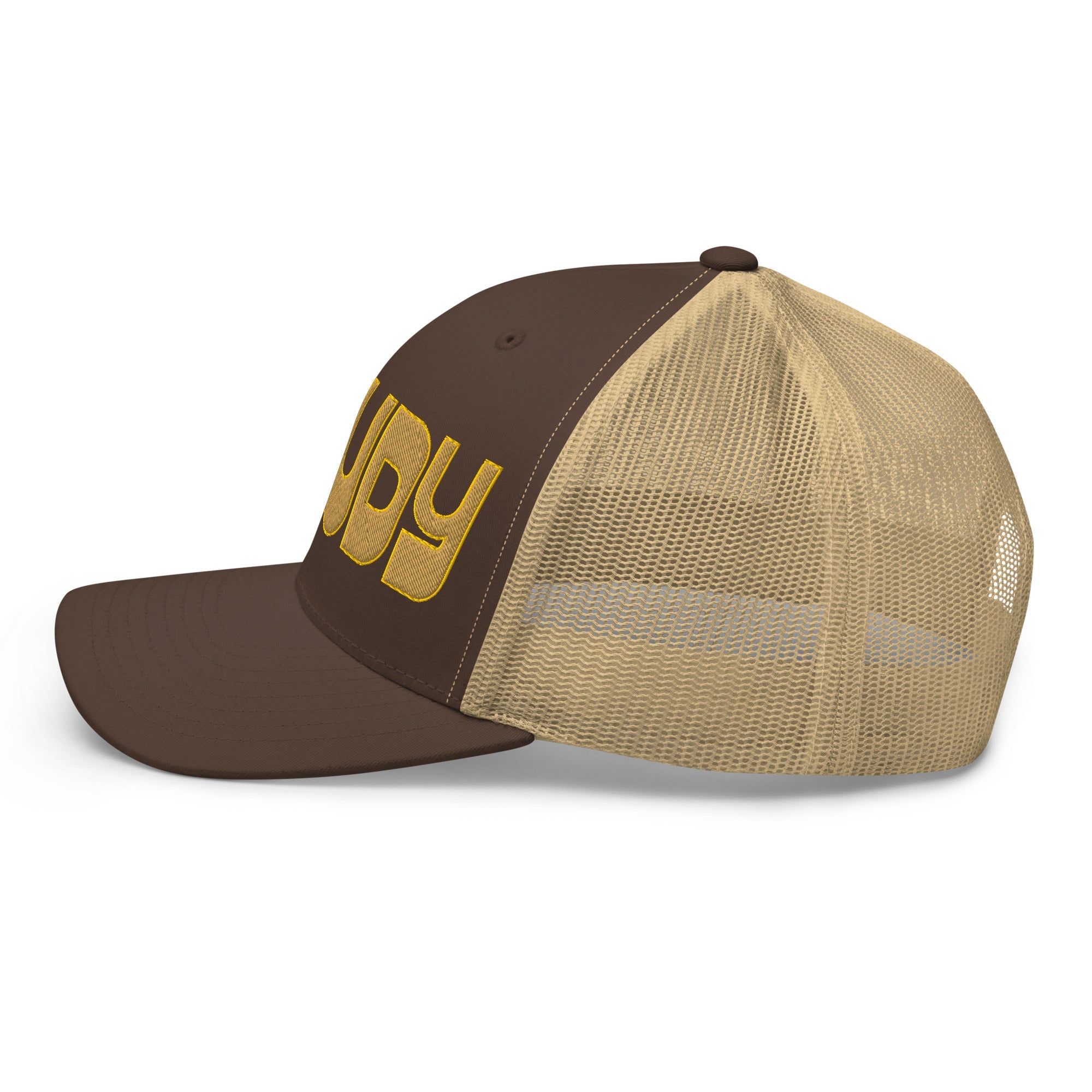 Retro Trucker Hat – HOWDY Bold Western Style - f9artist
