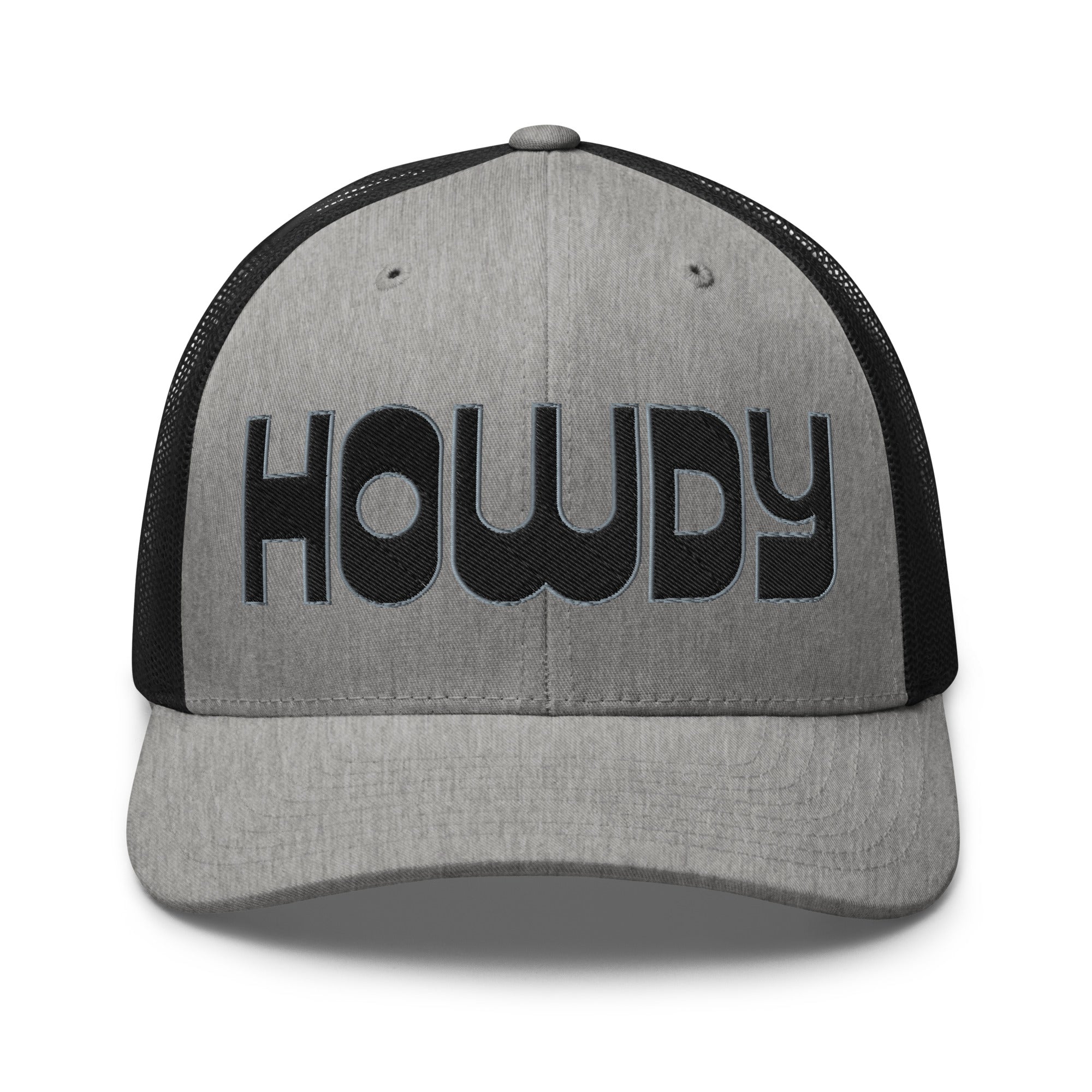Retro Trucker Hat – HOWDY Bold Western Style - f9artist