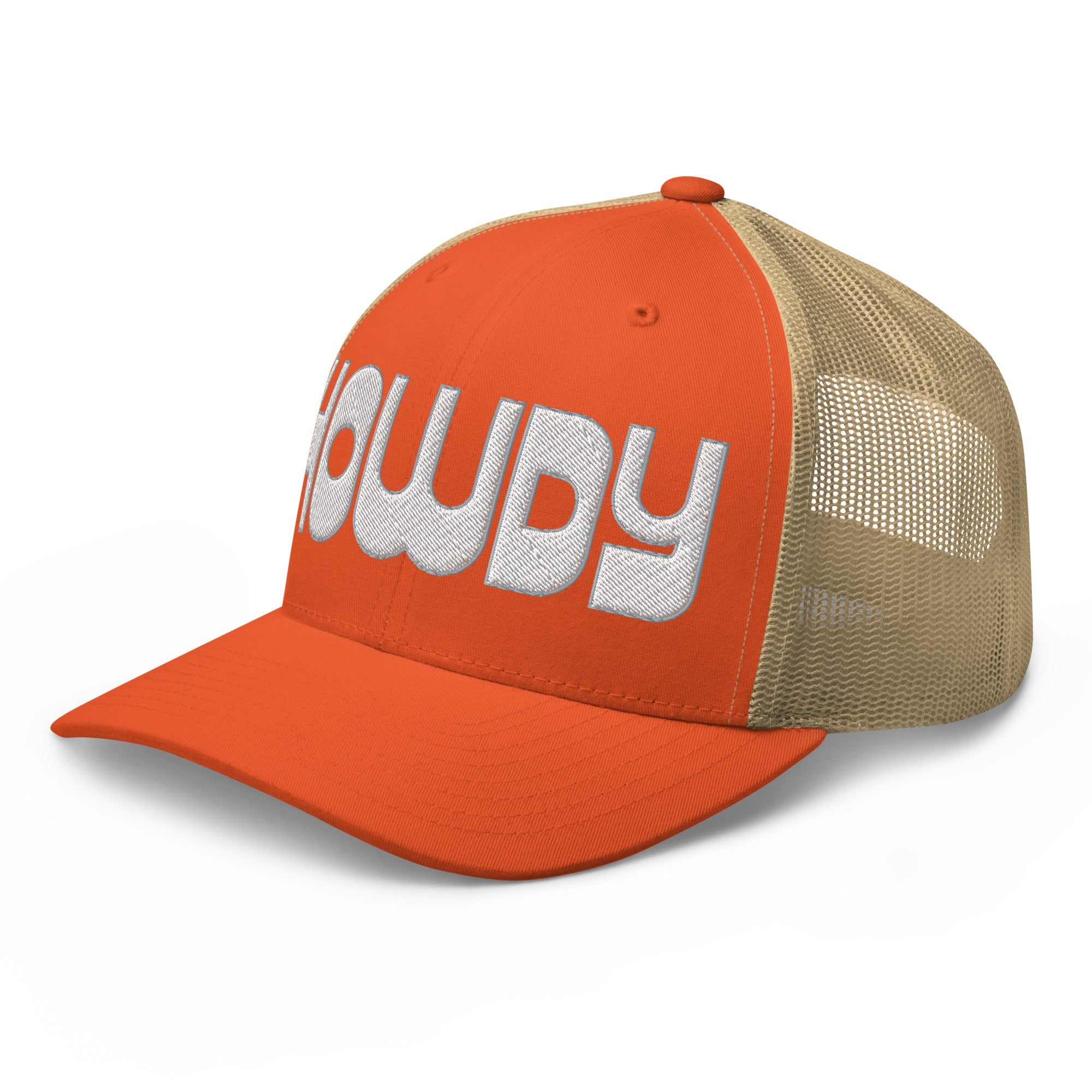 Retro Trucker Hat – HOWDY Bold Western Style - f9artist