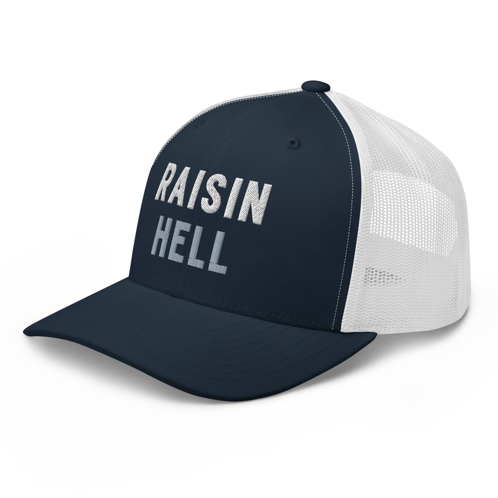 Retro Trucker Hat – Raisin Hell Vintage Vibe - f9artist