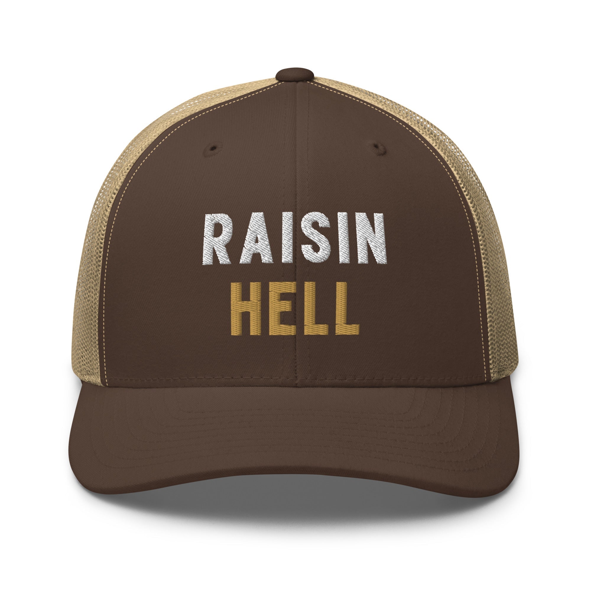 Retro Trucker Hat – Raisin Hell Vintage Vibe - f9artist