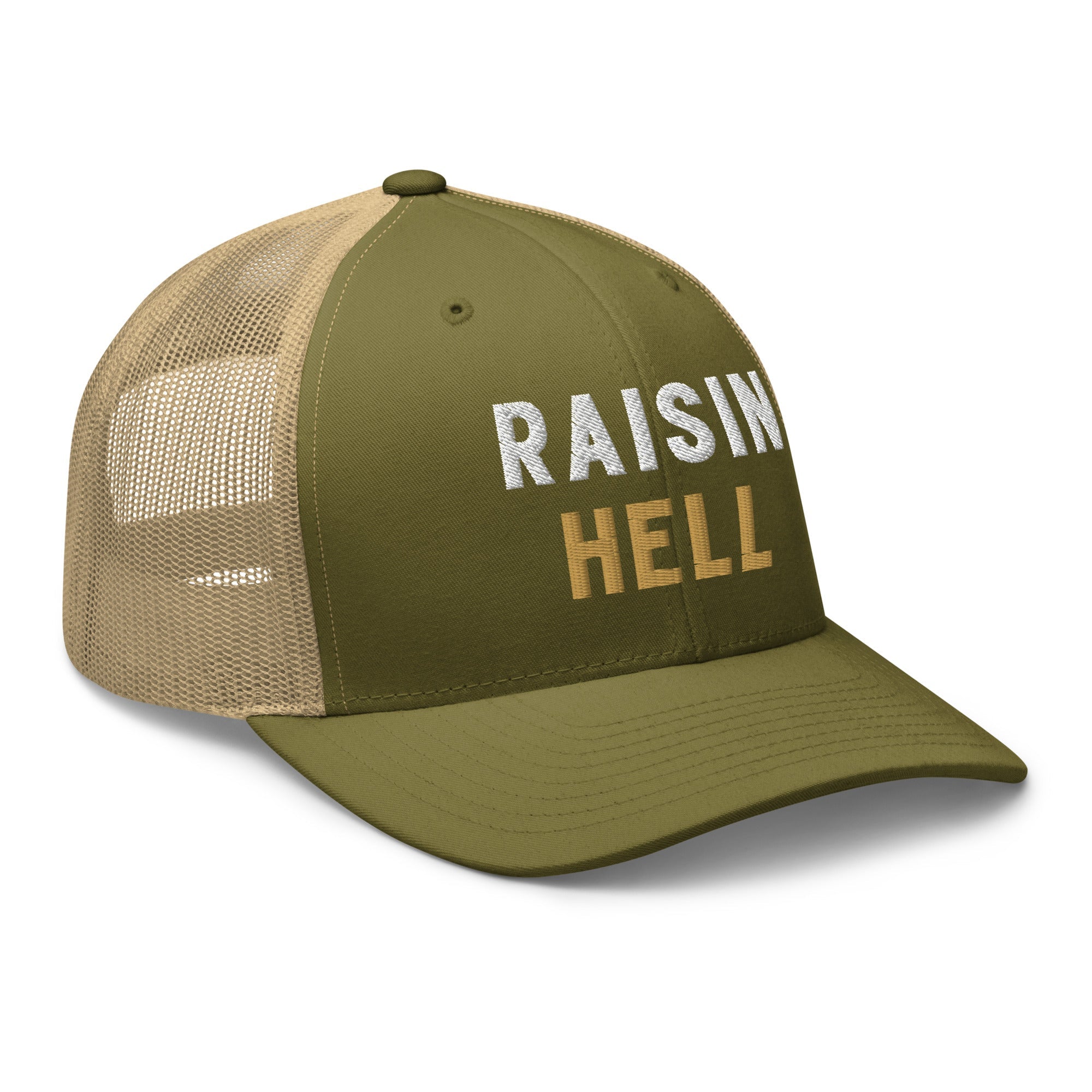 Retro Trucker Hat – Raisin Hell Vintage Vibe - f9artist