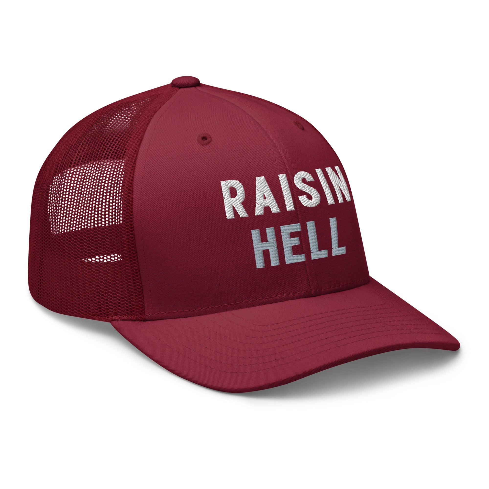 Retro Trucker Hat – Raisin Hell Vintage Vibe - f9artist