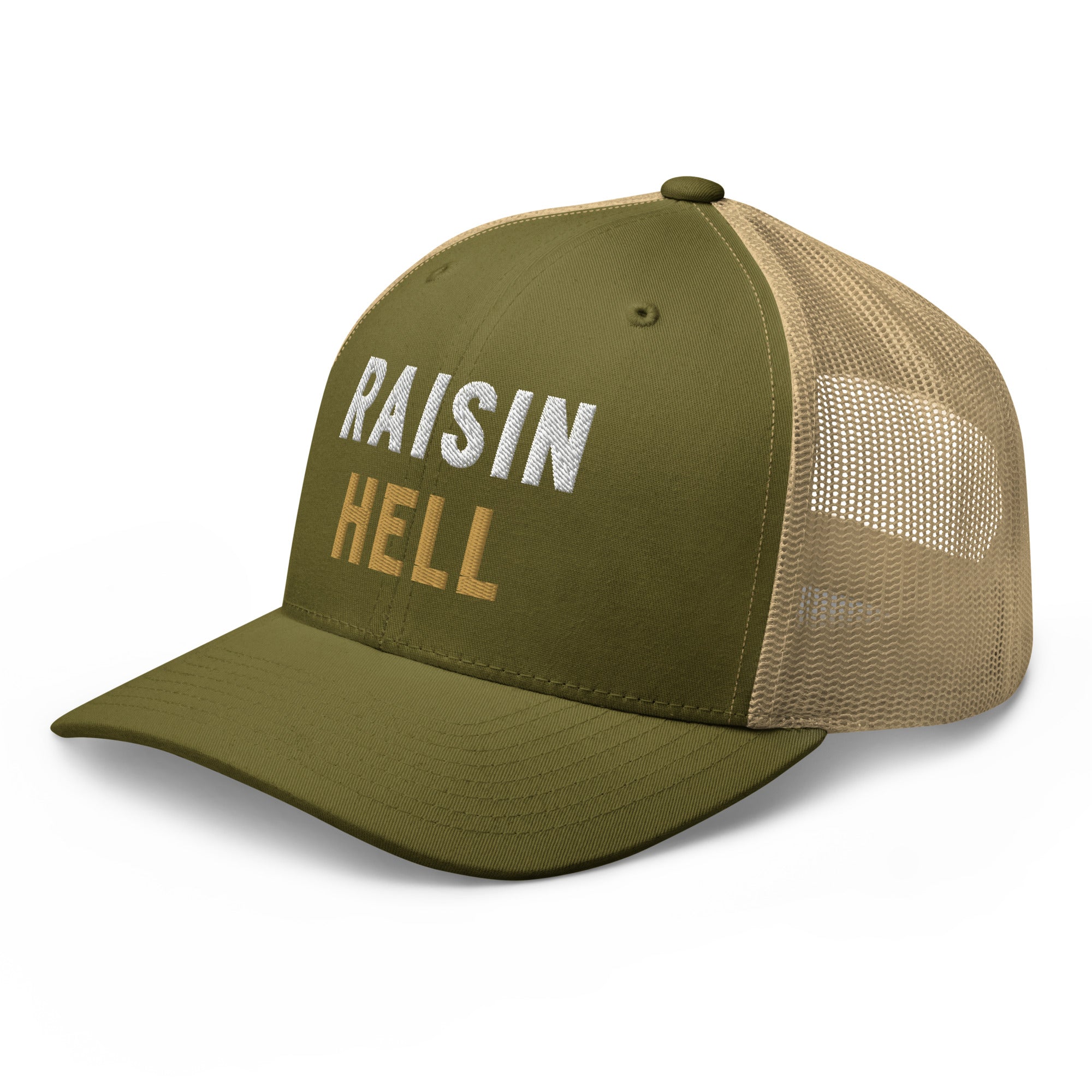Retro Trucker Hat – Raisin Hell Vintage Vibe - f9artist