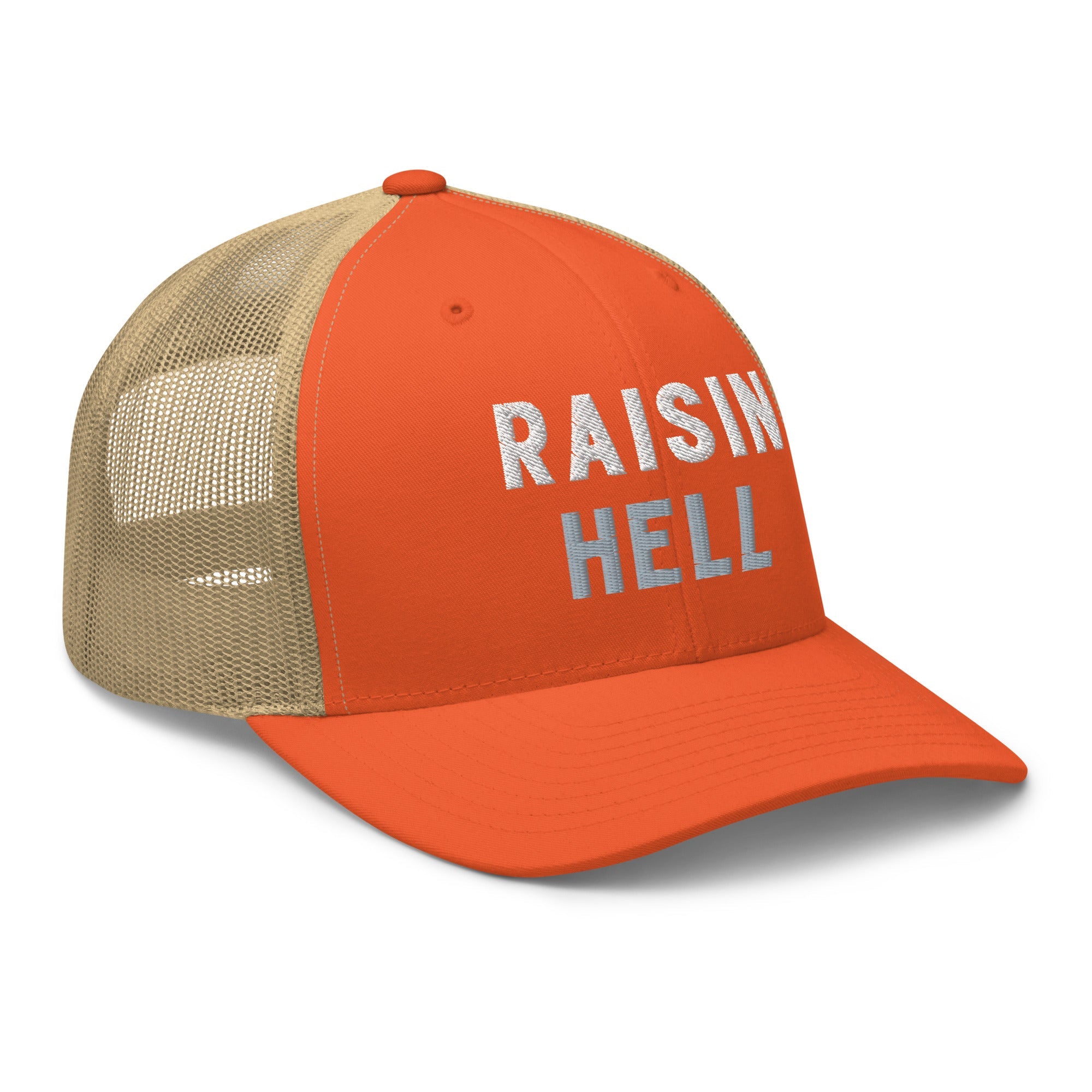 Retro Trucker Hat – Raisin Hell Vintage Vibe - f9artist