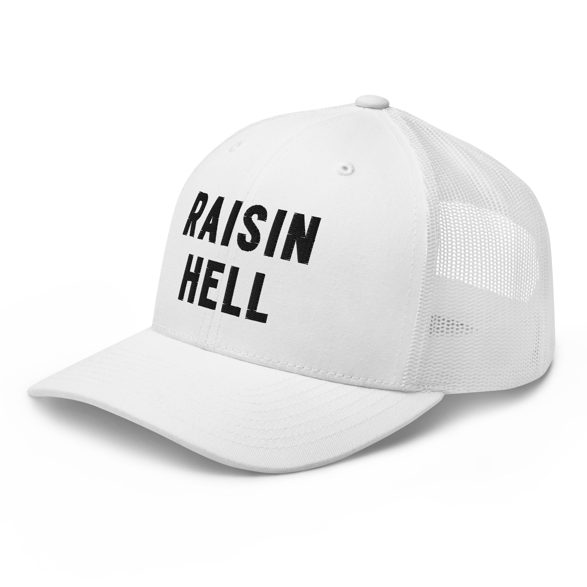 Retro Trucker Hat – Raisin Hell Vintage Vibe - f9artist