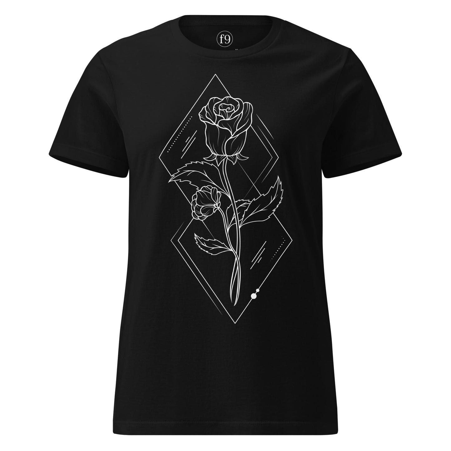 Rose Women’s Basic Softstyle T-Shirt - f9artist