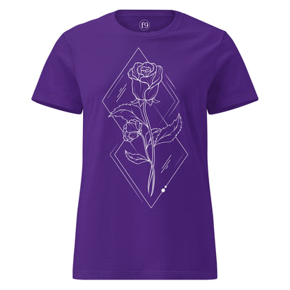 Rose Women’s Basic Softstyle T-Shirt - f9artist