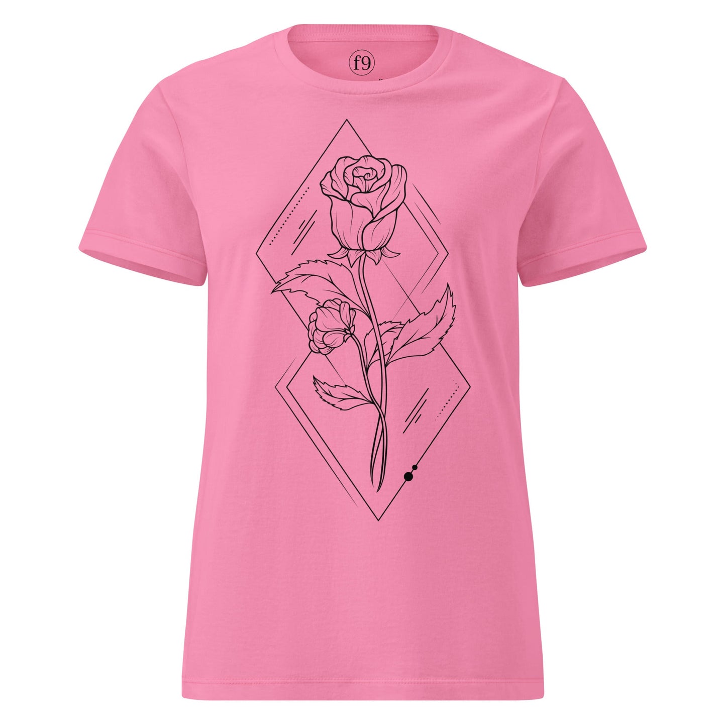 Rose Women’s Basic Softstyle T-Shirt - f9artist