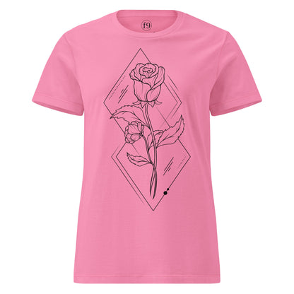 Rose Women’s Basic Softstyle T-Shirt - f9artist