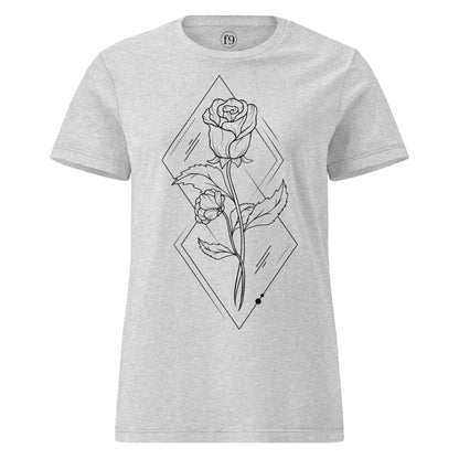 Rose Women’s Basic Softstyle T-Shirt - f9artist