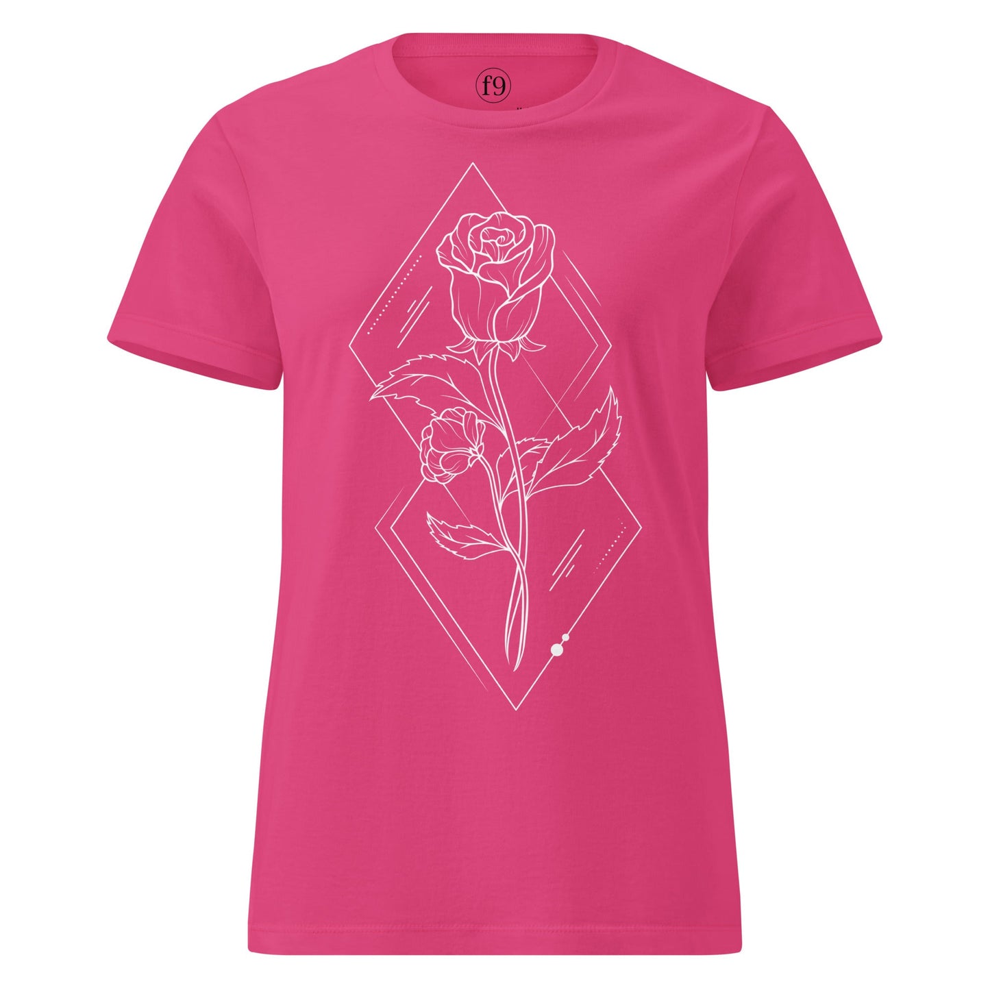 Rose Women’s Basic Softstyle T-Shirt - f9artist