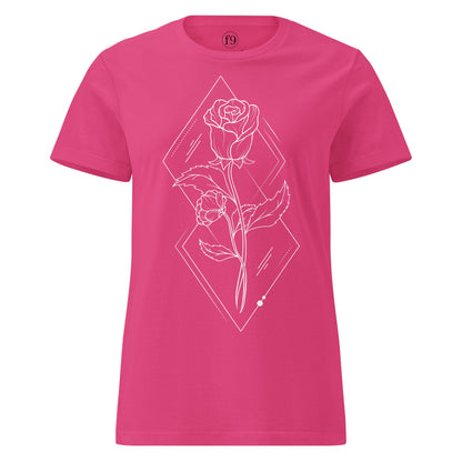 Rose Women’s Basic Softstyle T-Shirt - f9artist