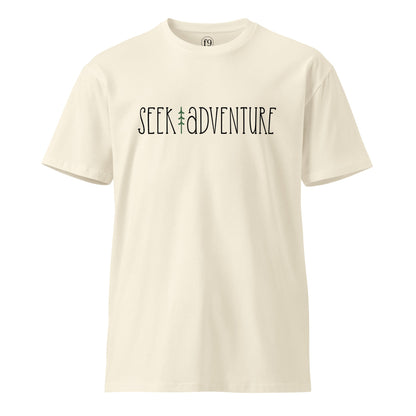 Seek Adventure T-Shirt – Unisex Premium Cotton Tee for Explorers & Dreamers - f9artist