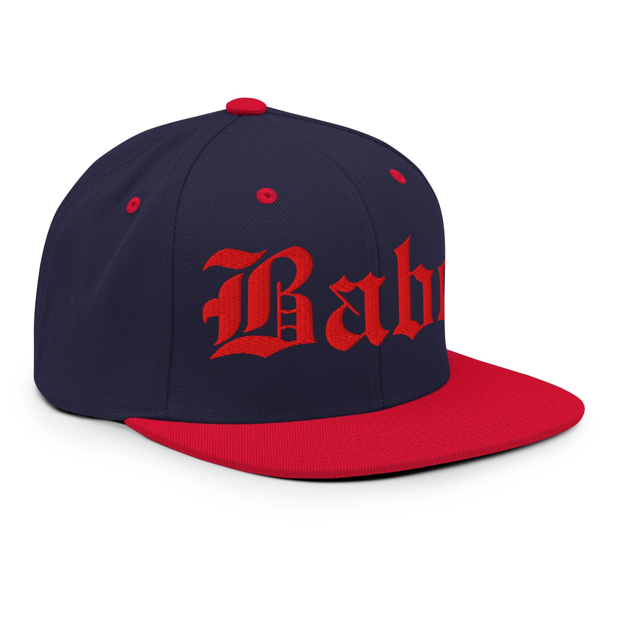 Snapback Hat – Babe Old English Embroidered - f9artist
