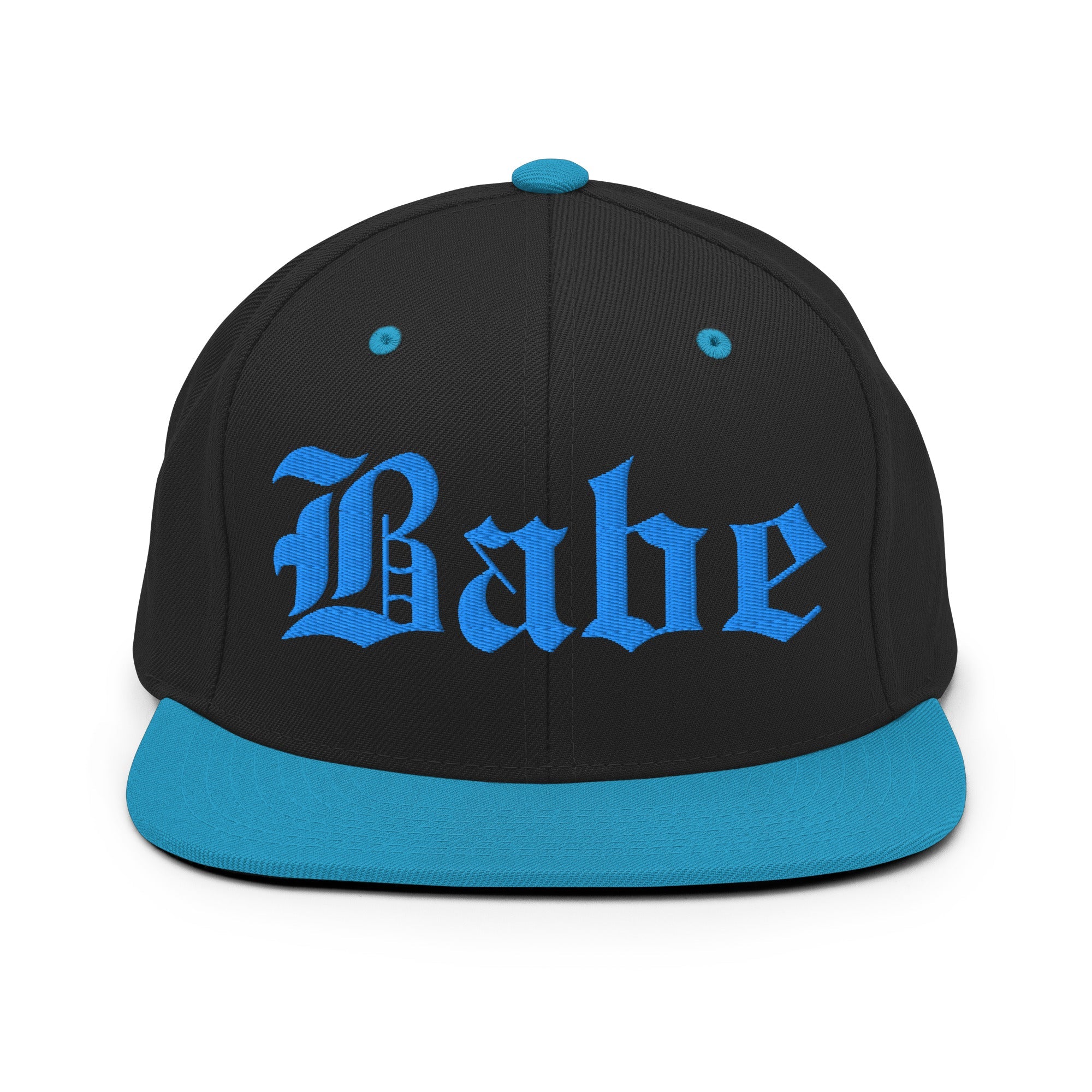 Snapback Hat – Babe Old English Embroidered - f9artist