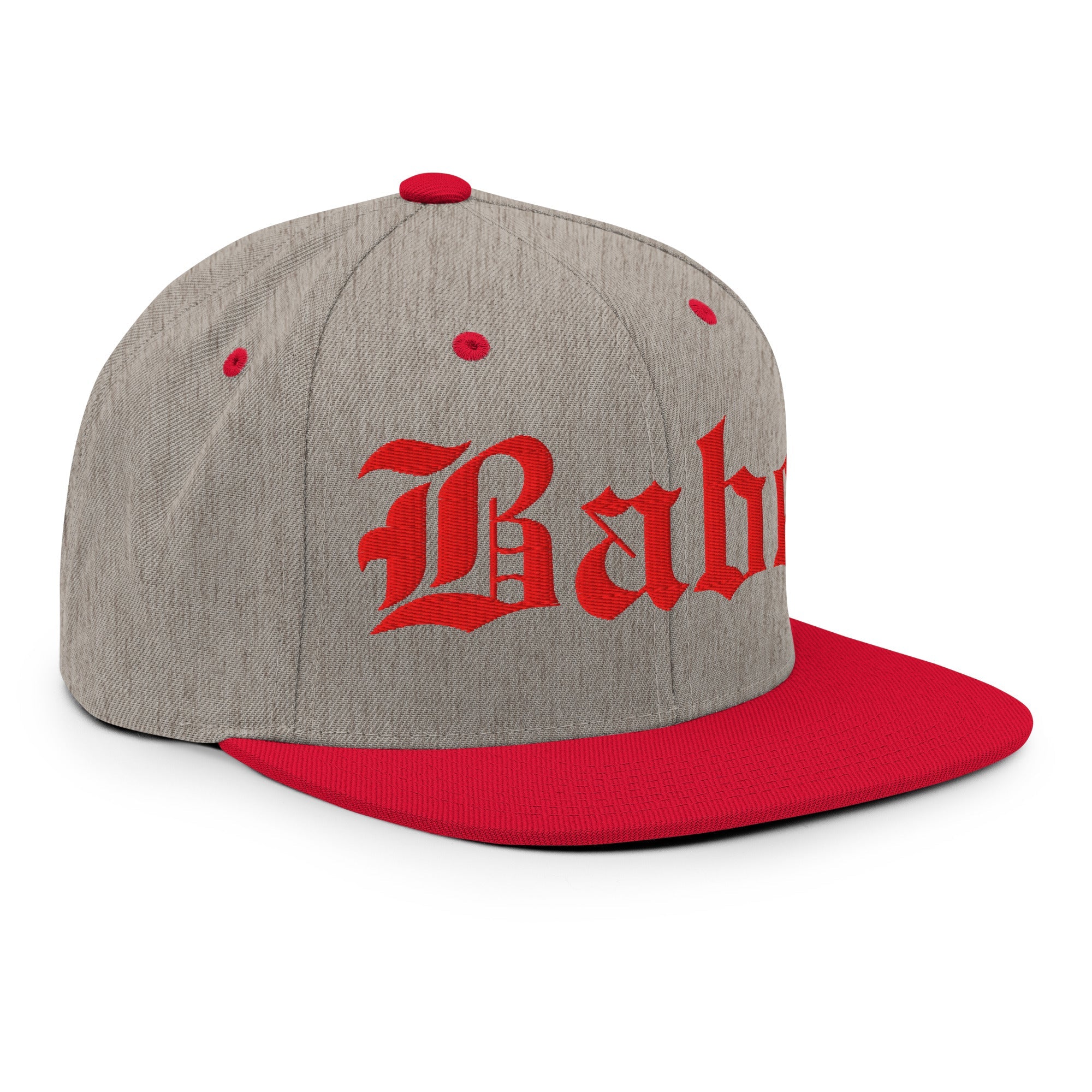 Snapback Hat – Babe Old English Embroidered - f9artist