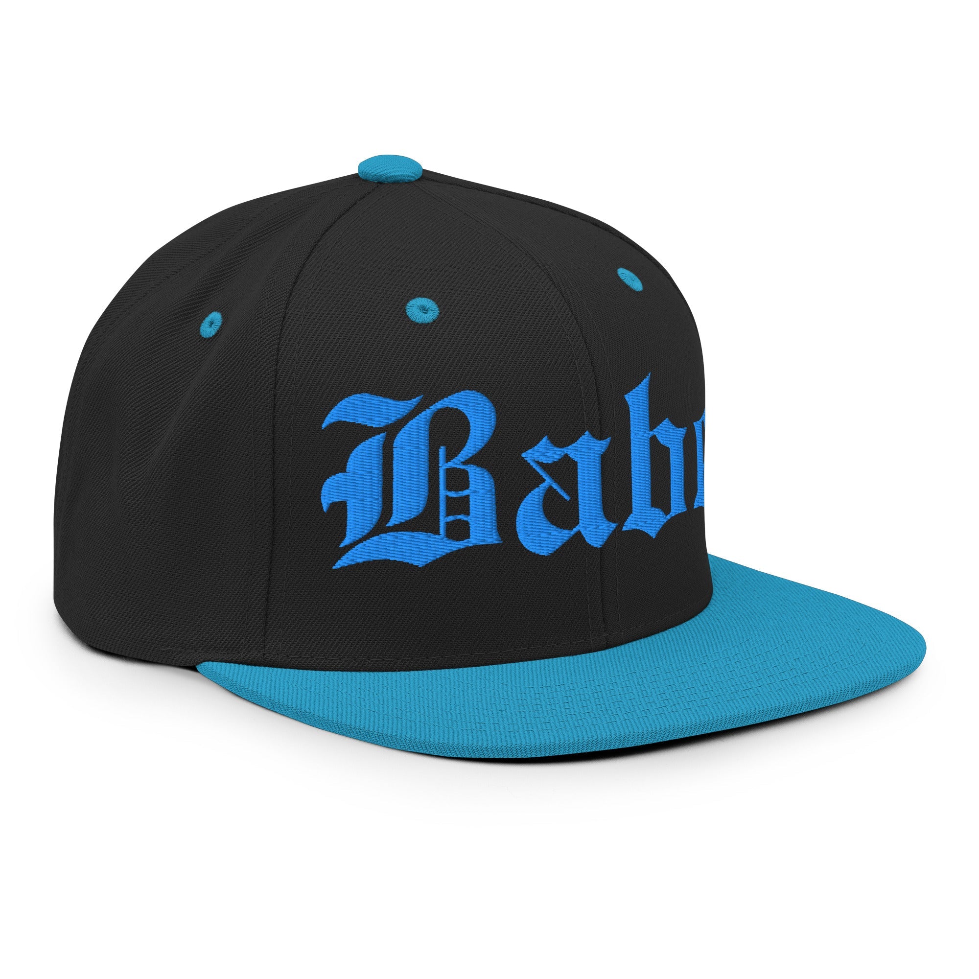 Snapback Hat – Babe Old English Embroidered - f9artist