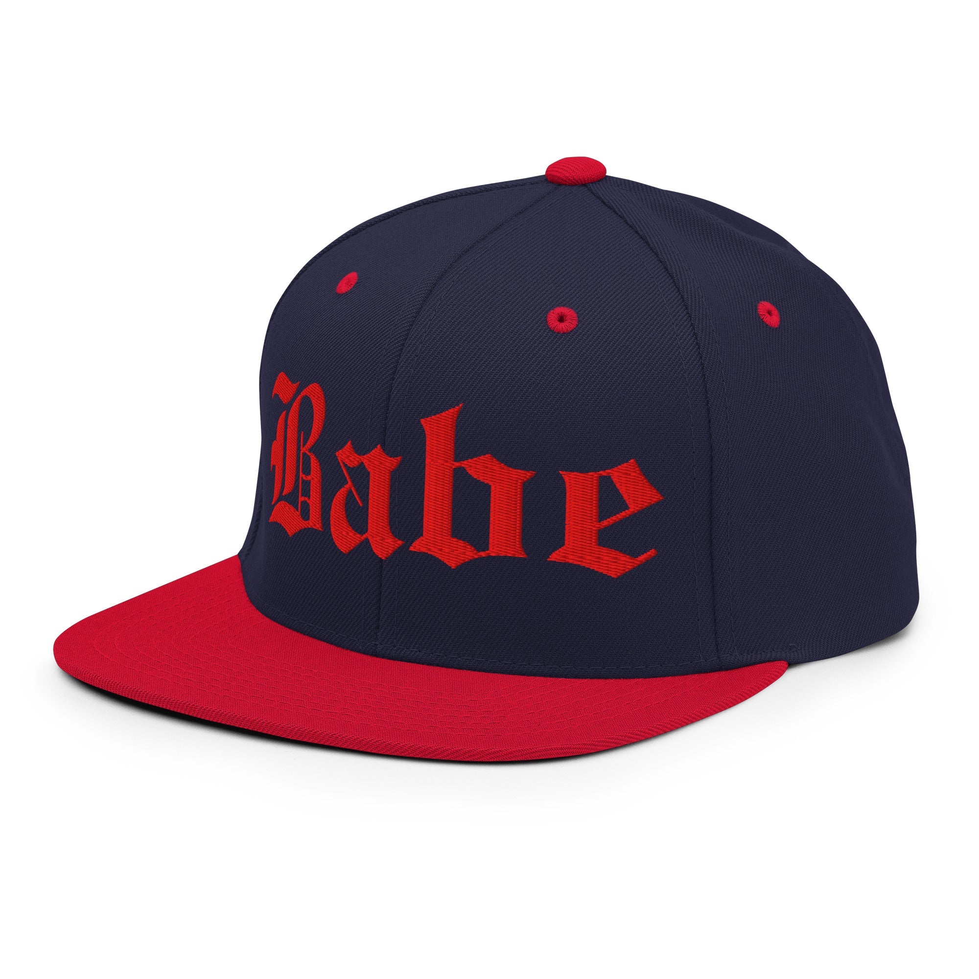 Snapback Hat – Babe Old English Embroidered - f9artist