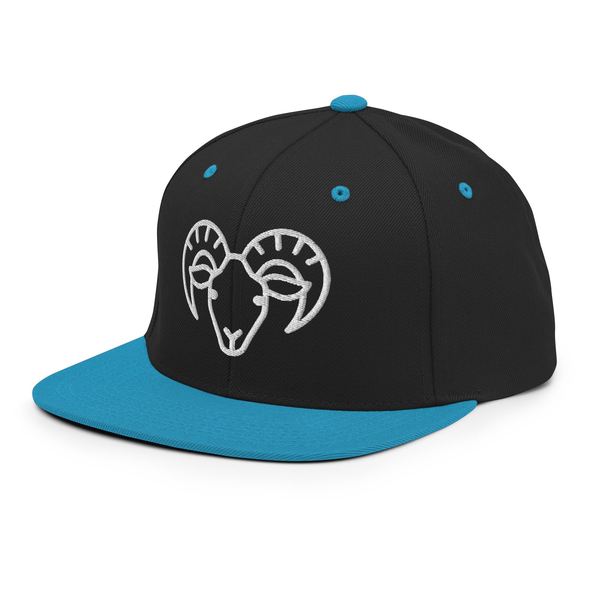 Snapback Hat – Ram Line Art Edition by f9artist - f9artist