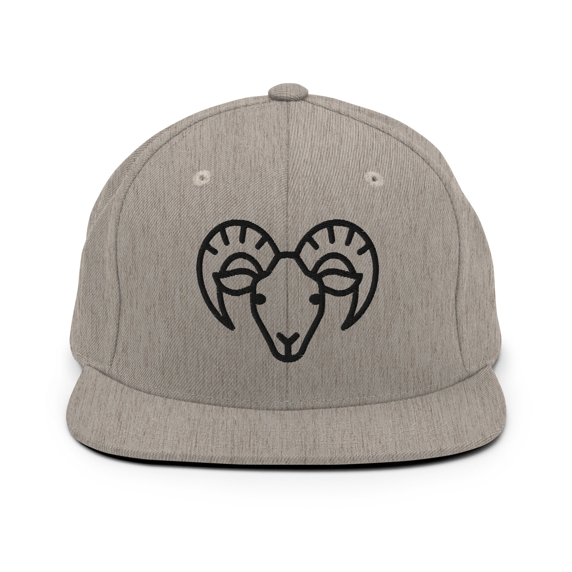 Snapback Hat – Ram Line Art Edition by f9artist - f9artist