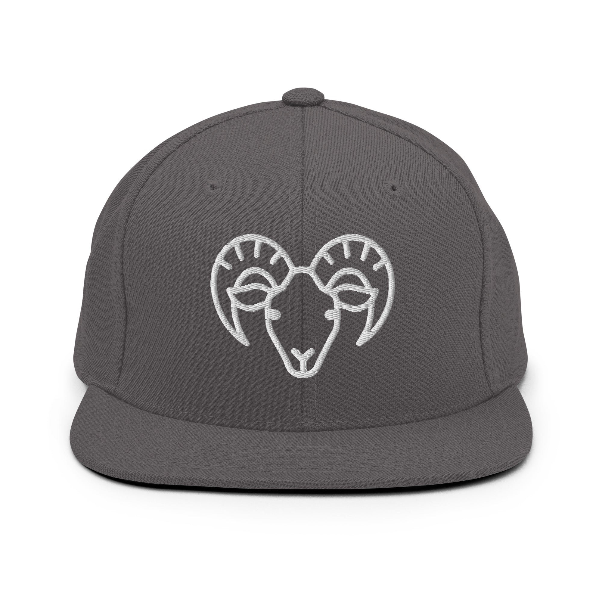 Snapback Hat – Ram Line Art Edition by f9artist - f9artist
