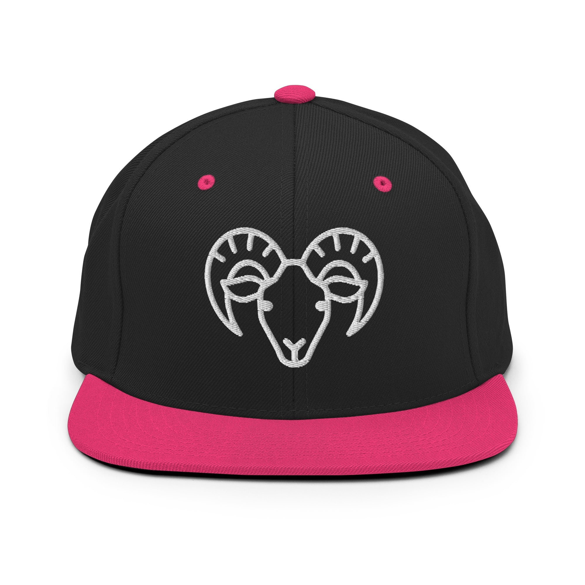 Snapback Hat – Ram Line Art Edition by f9artist - f9artist
