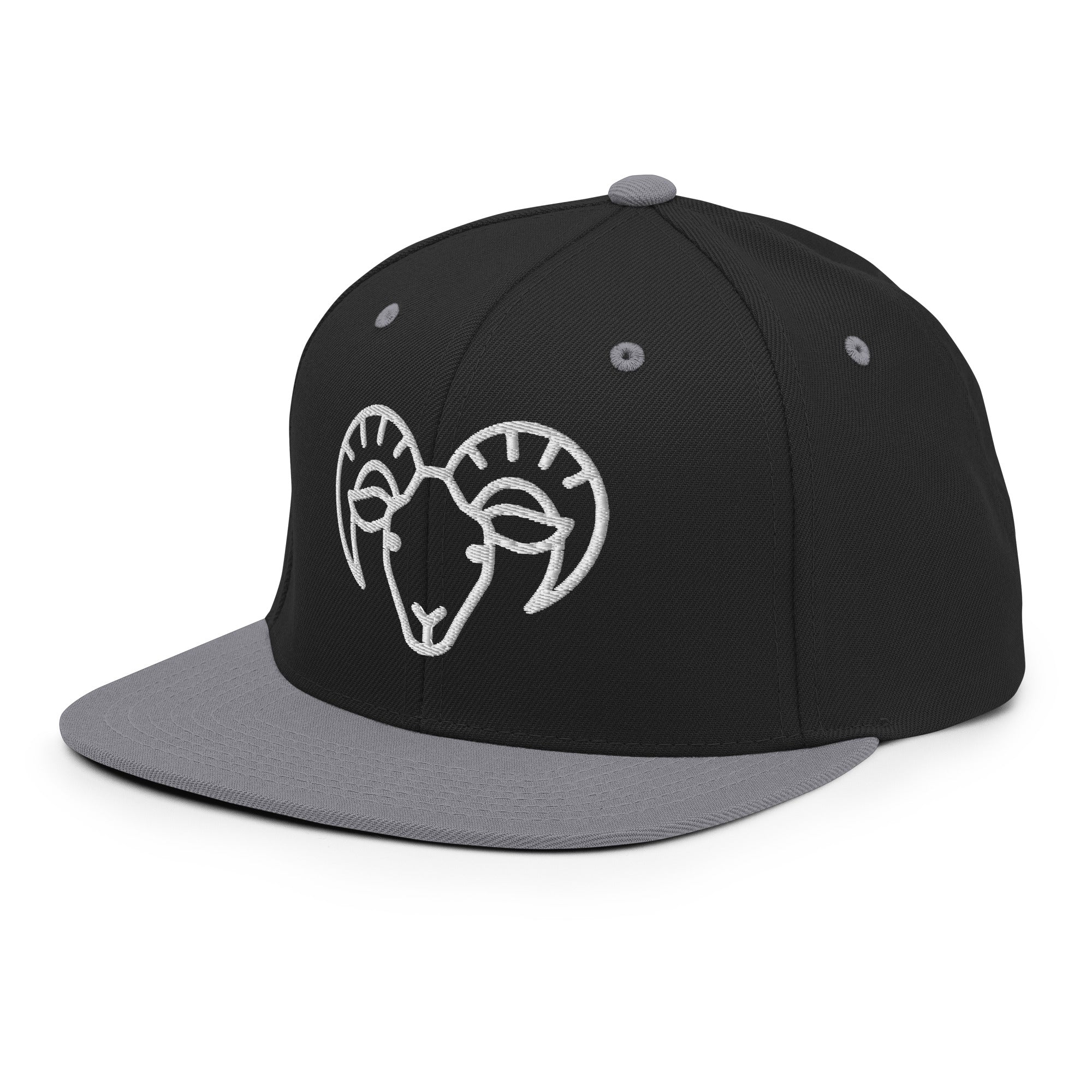 Snapback Hat – Ram Line Art Edition by f9artist - f9artist