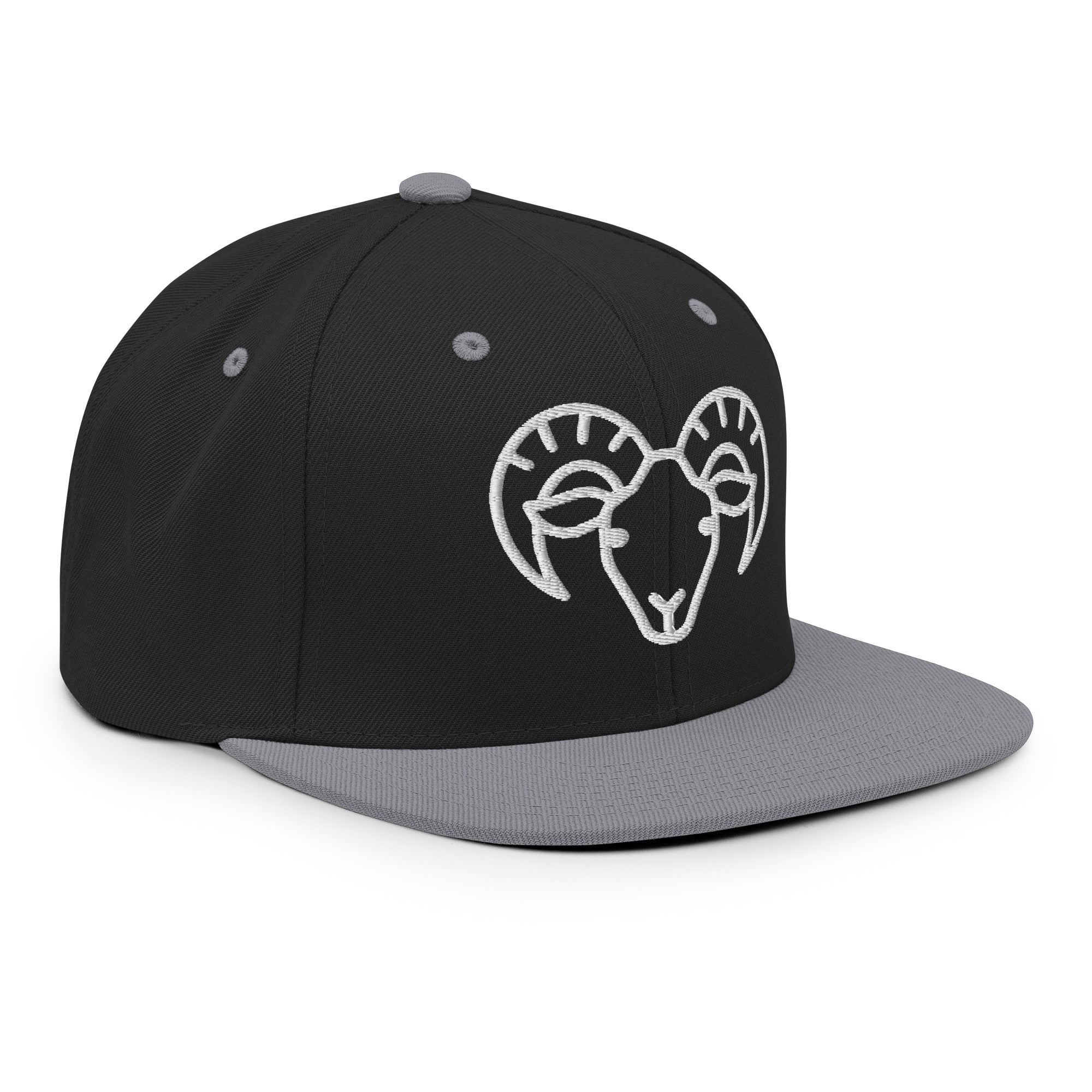 Snapback Hat – Ram Line Art Edition by f9artist - f9artist