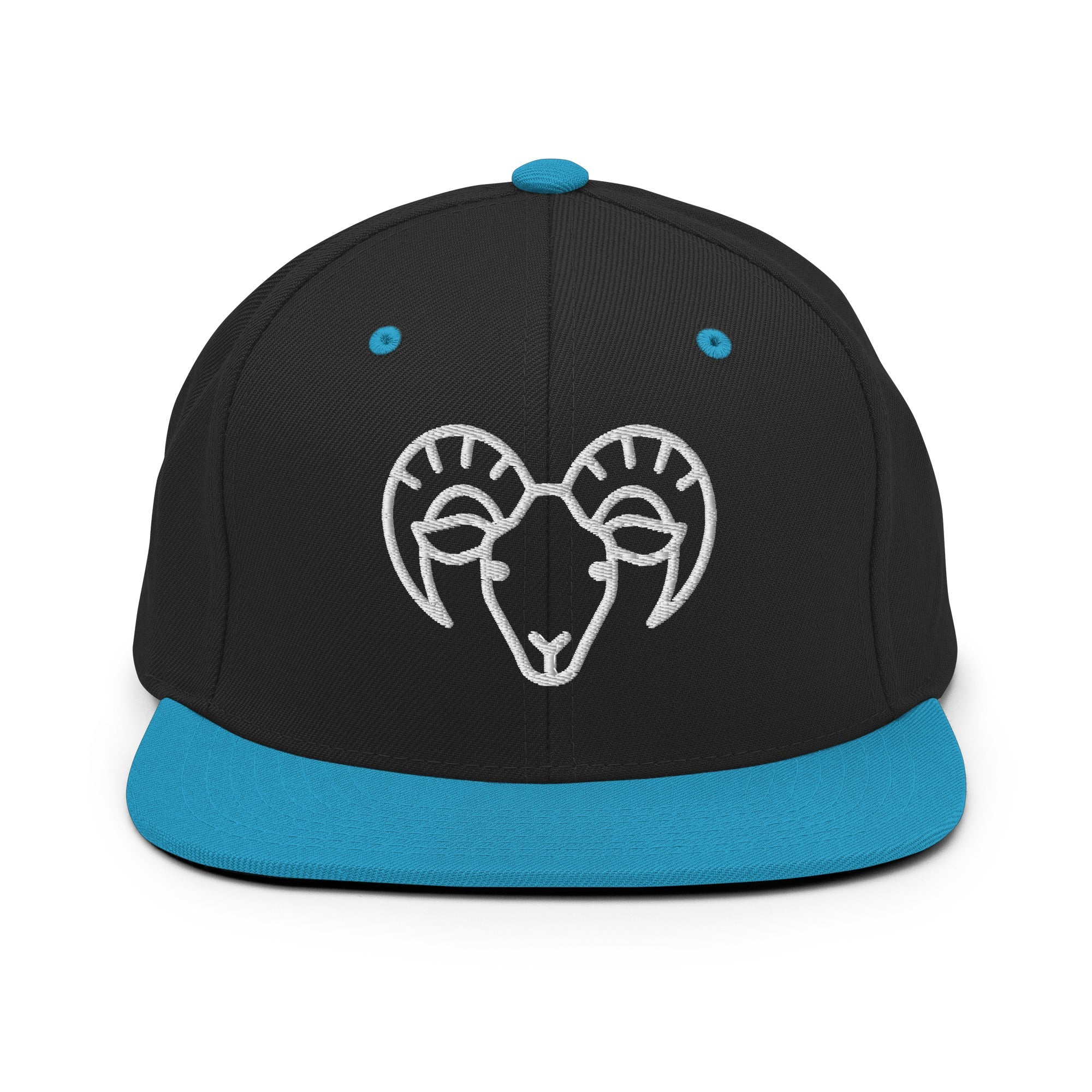 Snapback Hat – Ram Line Art Edition by f9artist - f9artist