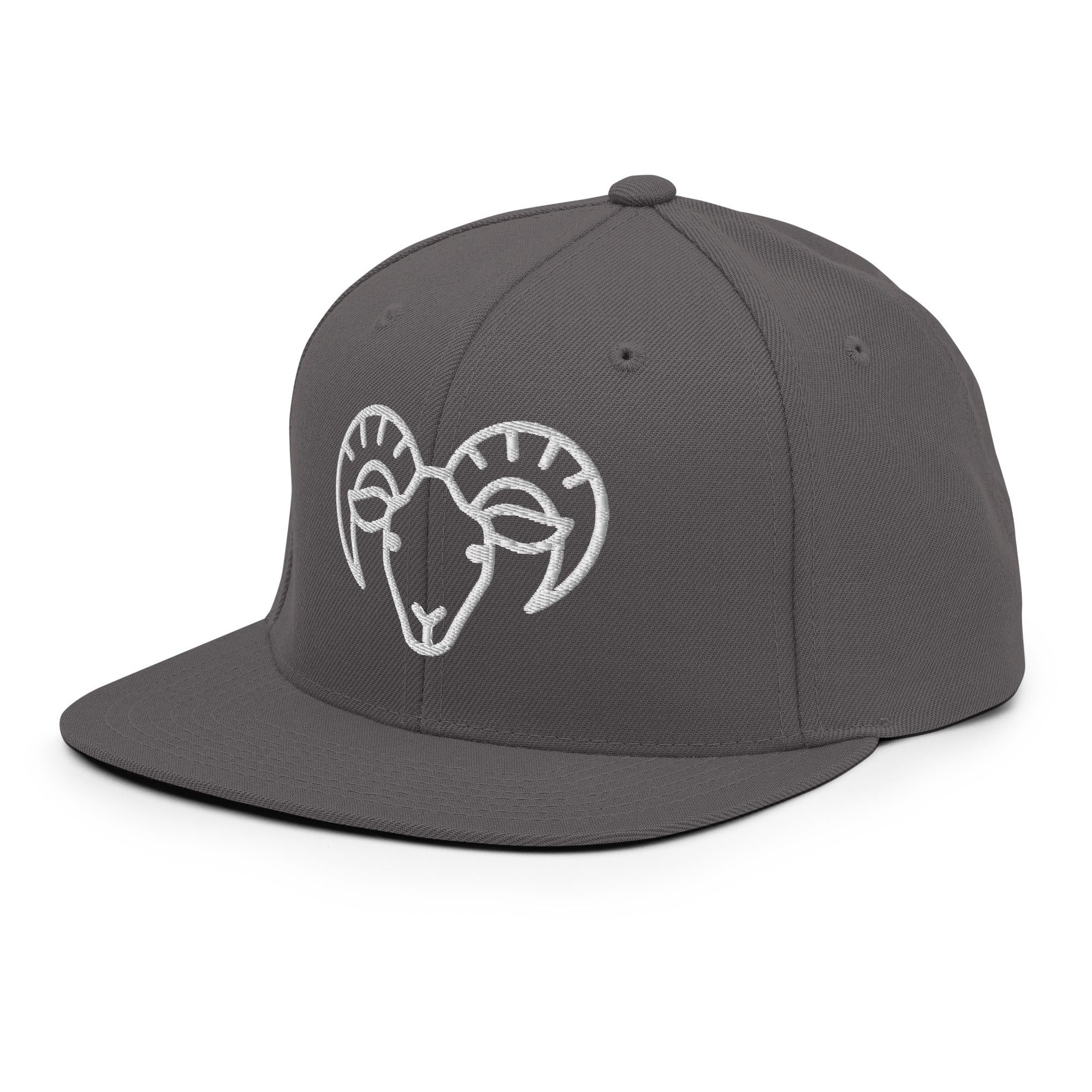 Snapback Hat – Ram Line Art Edition by f9artist - f9artist