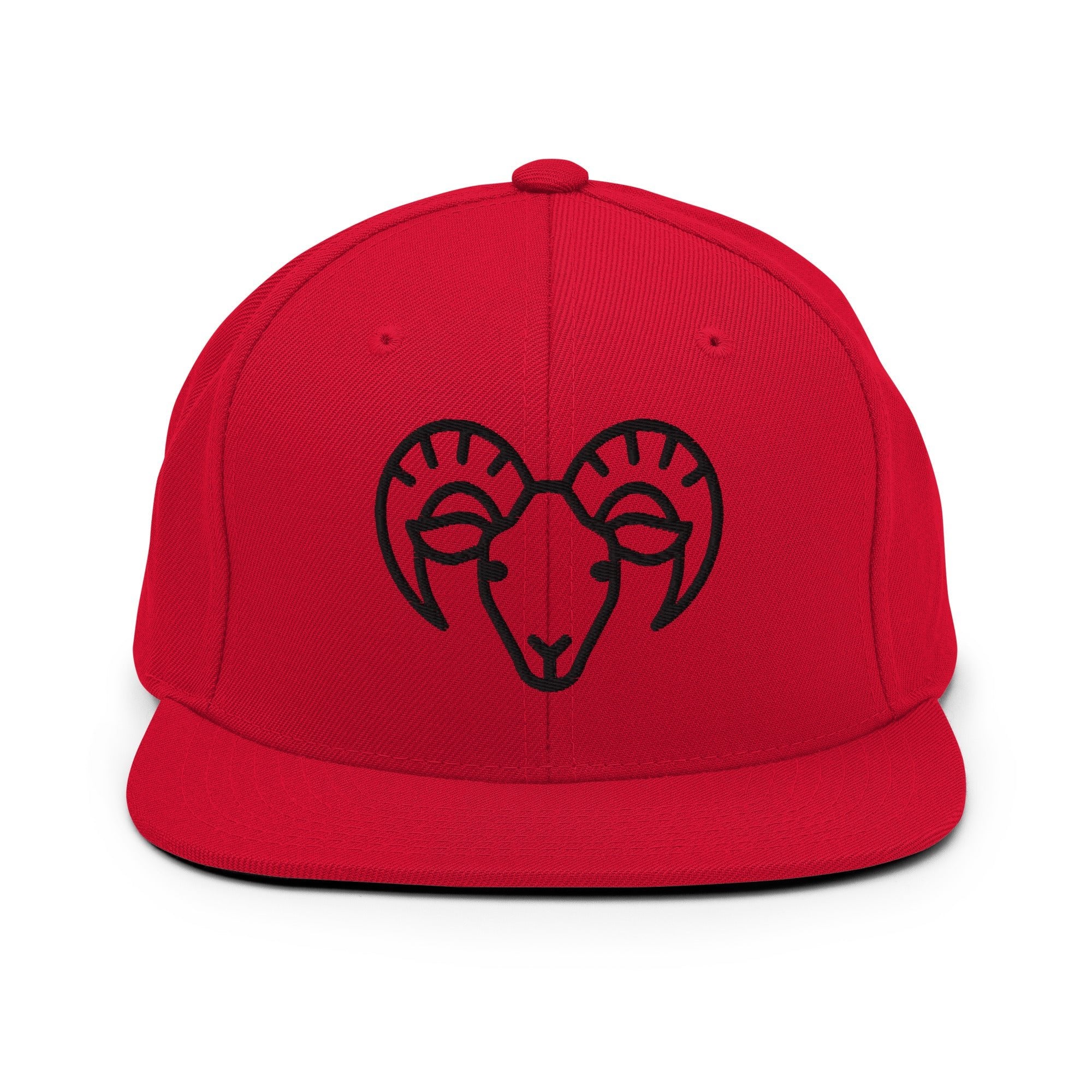 Snapback Hat – Ram Line Art Edition by f9artist - f9artist