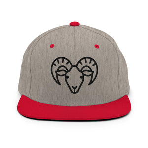 Heather Grey/ Red