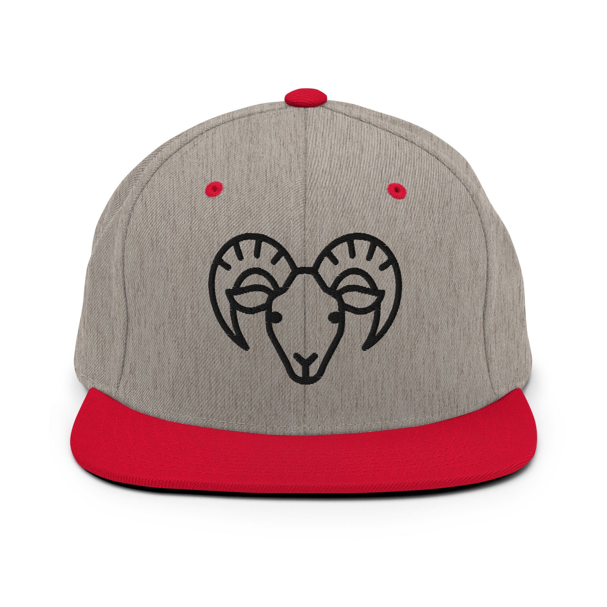 Snapback Hat – Ram Line Art Edition by f9artist - f9artist