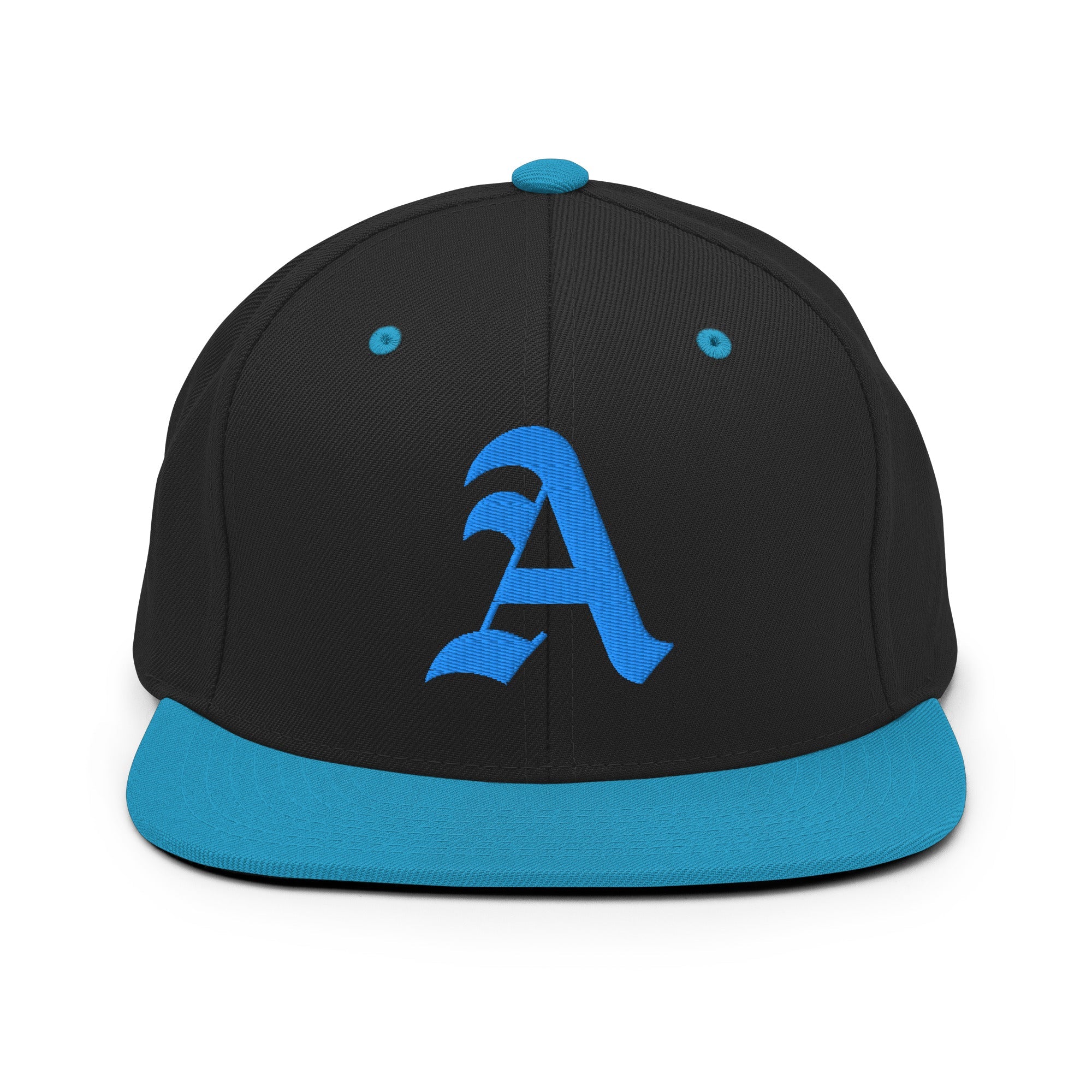 Snapback Hat – Stitchfy Old English “A” Embroidered - f9artist